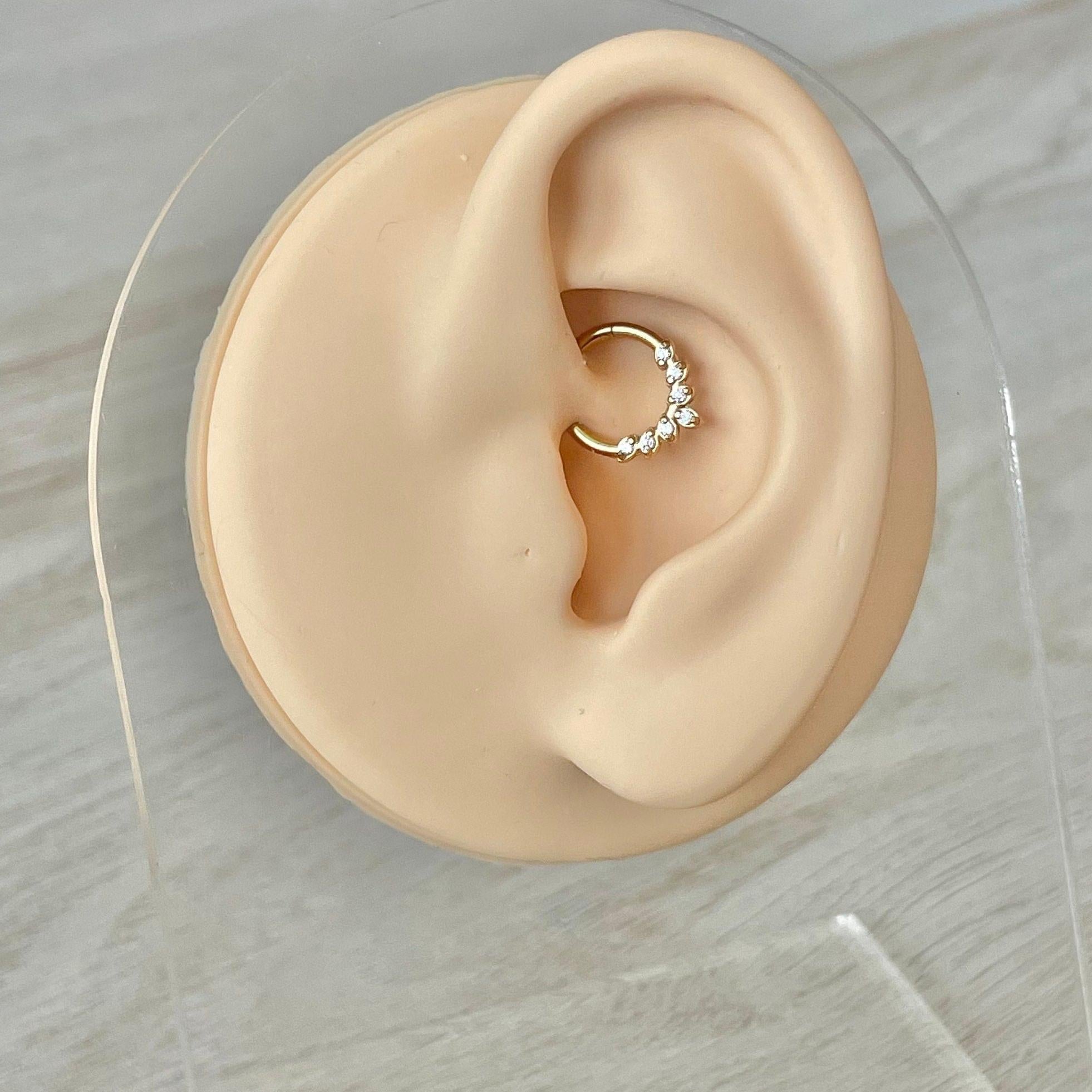 Althea Aura Daith Earring-Daith Earring-Elara Body Jewelry