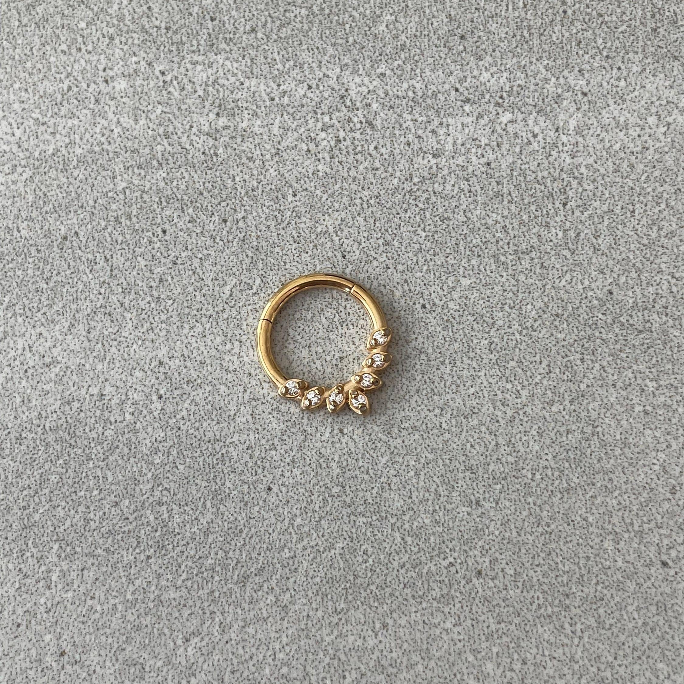 Althea Aura Daith Earring-Daith Earring-Elara Body Jewelry