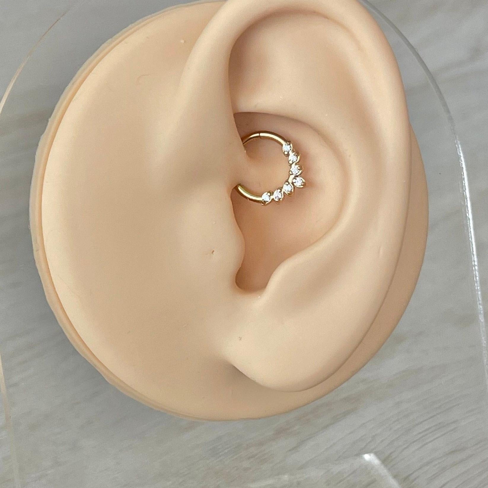Althea Aura Daith Earring-Daith Earring-Elara Body Jewelry