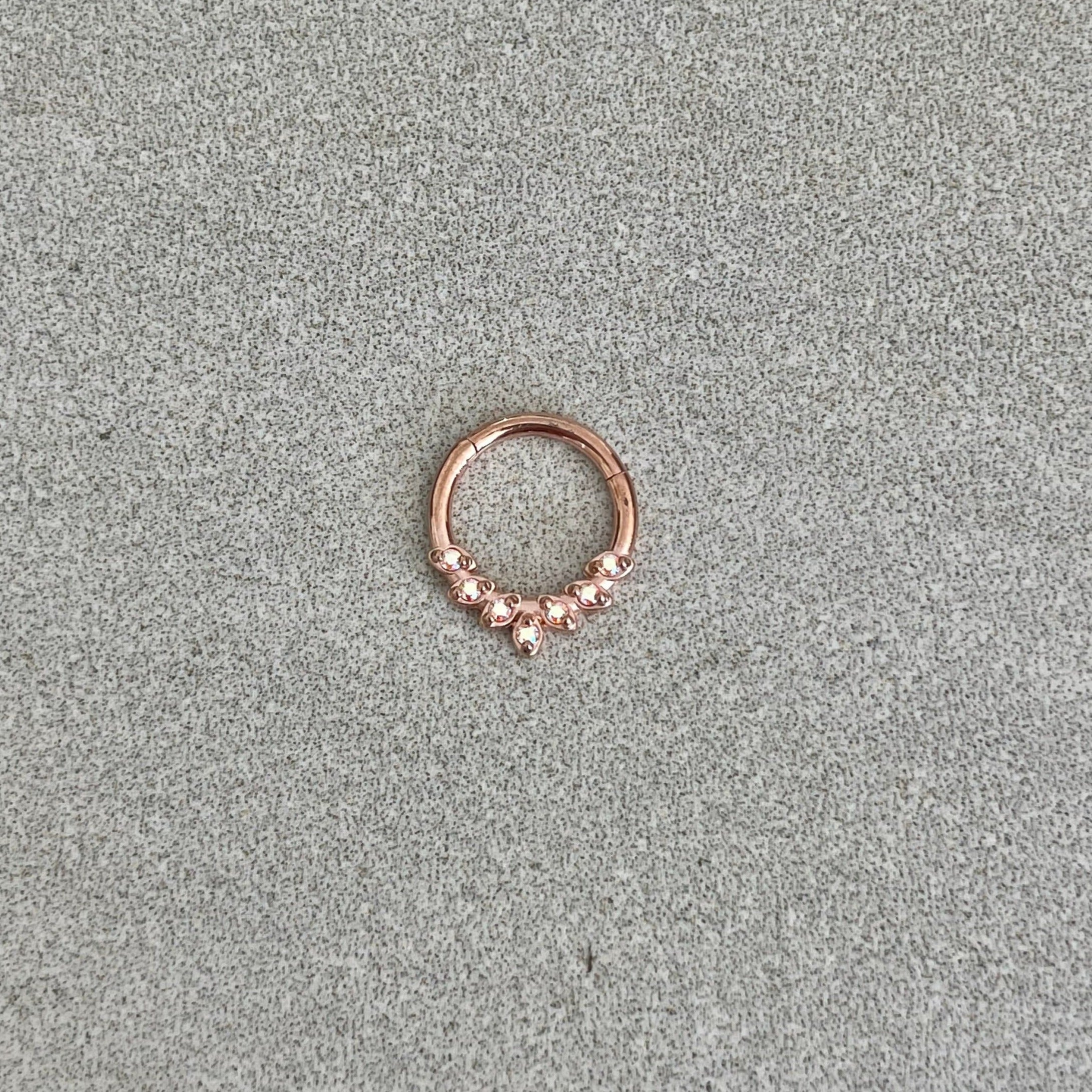 Althea Aura Daith Earring-Daith Earring-Elara Body Jewelry