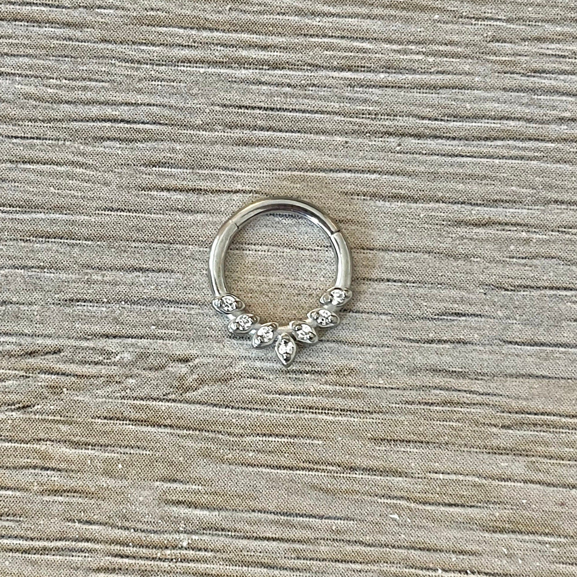 Althea Aura Daith Earring-Daith Earring-Elara Body Jewelry