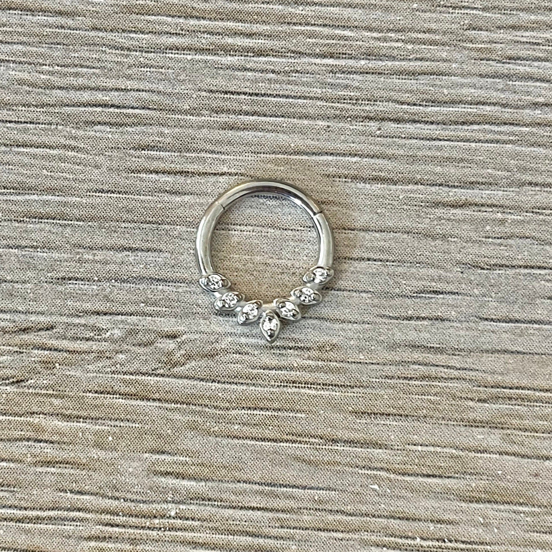 Althea Aura Daith Earring-Daith Earring-Elara Body Jewelry