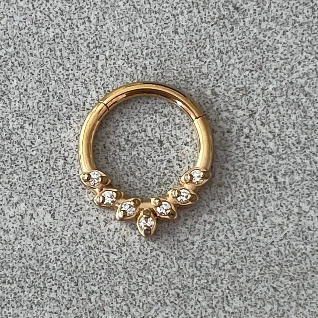 Althea Aura Septum Ring-Septum Ring-Elara Body Jewelry