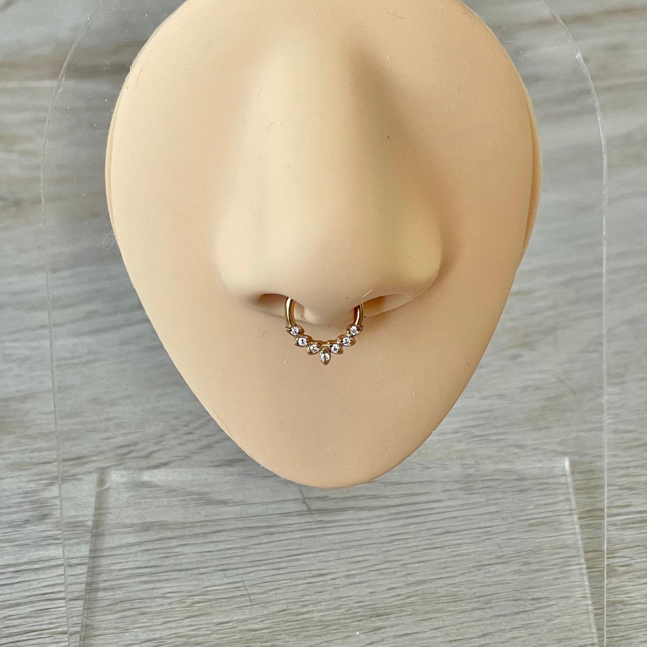 Althea Aura Septum Ring-Septum Ring-Elara Body Jewelry