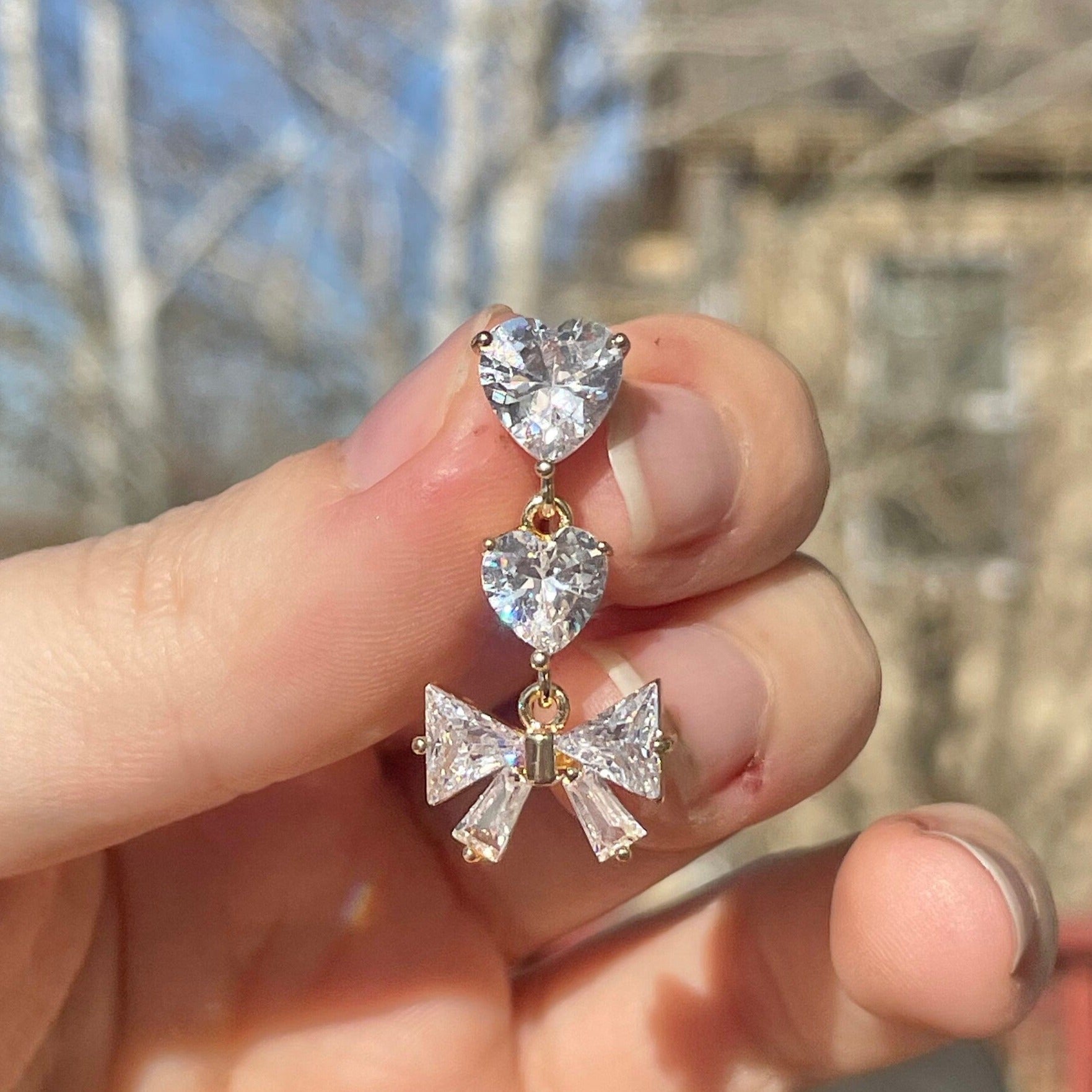 Amorette Belle Belly Button Ring-Belly Button Rings-Elara Body Jewelry