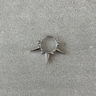 Astra Thorn Daith Earring-Daith Earring-8mm-16G-Silver-Elara Body Jewelry