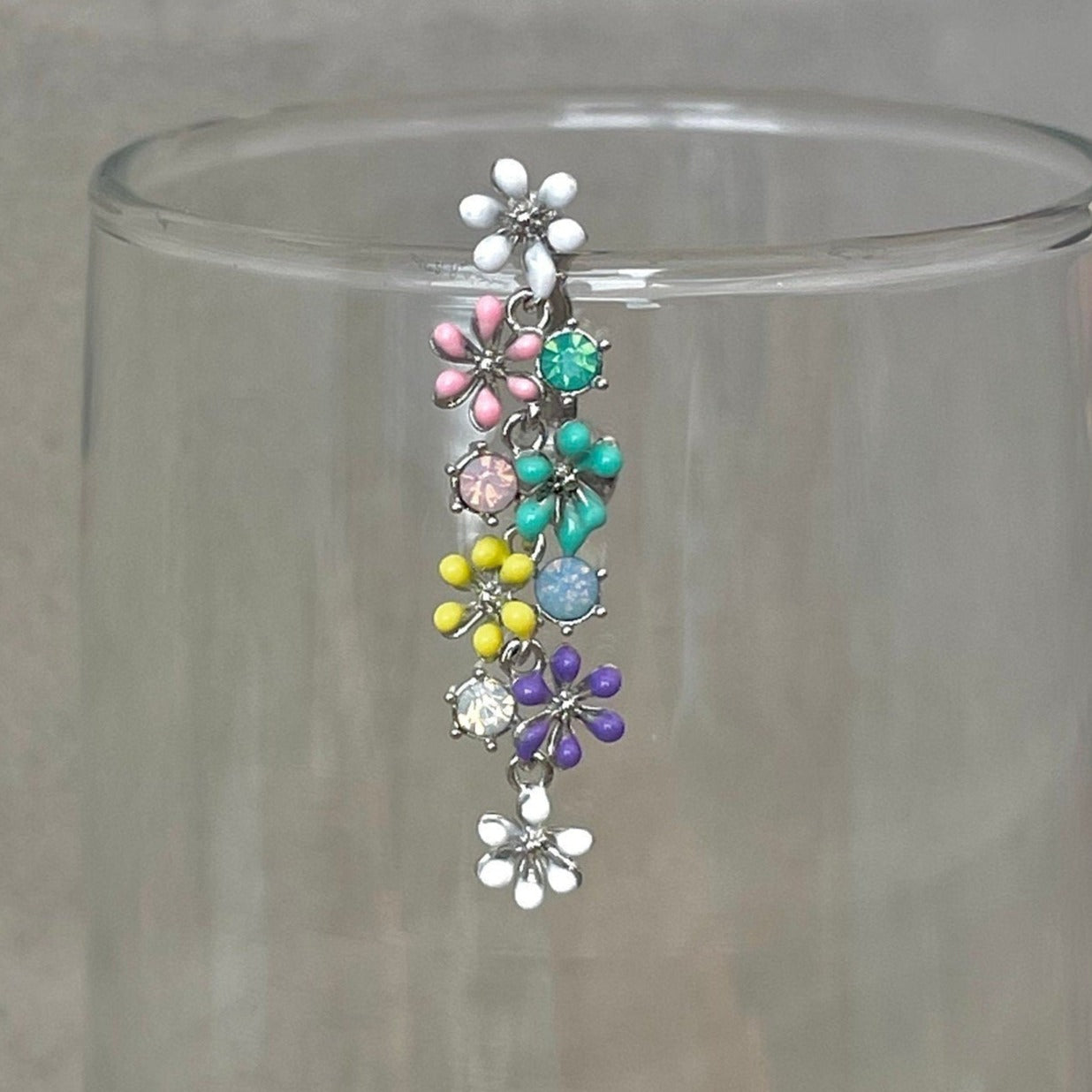 Caelis Fleur Belly Button Ring-Belly Button Rings-Elara Body Jewelry