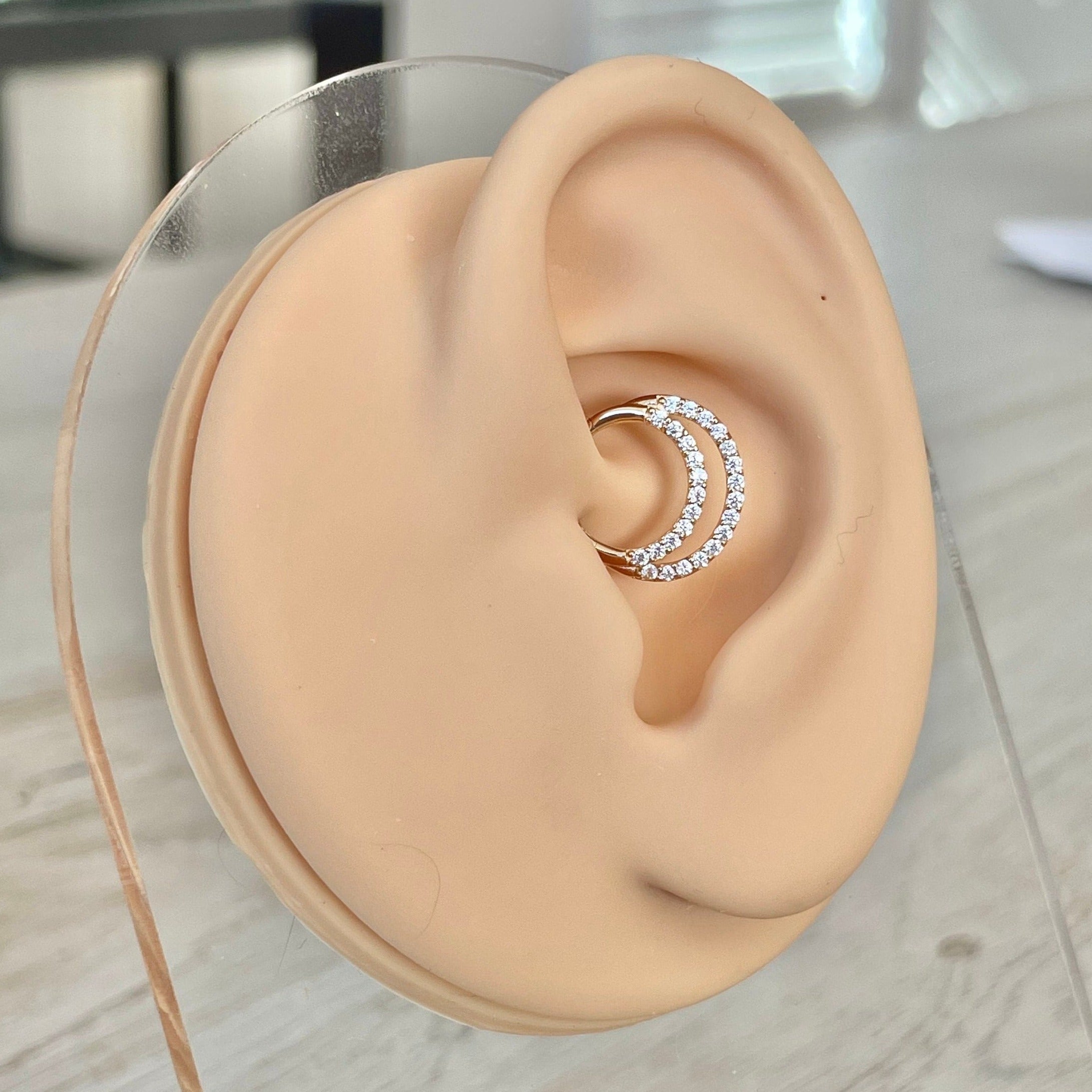 Calista Lume Daith Earring-Daith Earring-Elara Body Jewelry