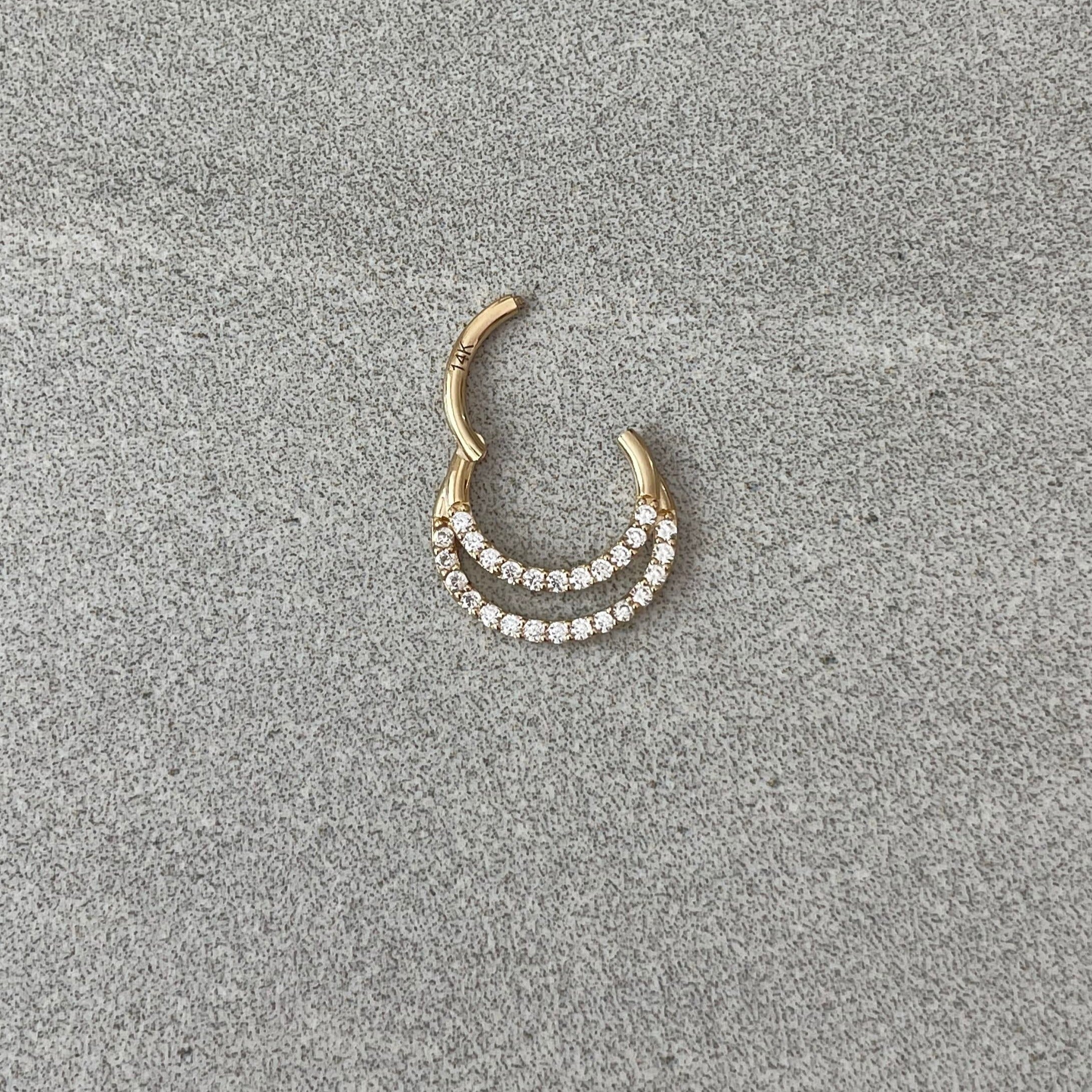 Calista Lume Daith Earring-Daith Earring-Elara Body Jewelry