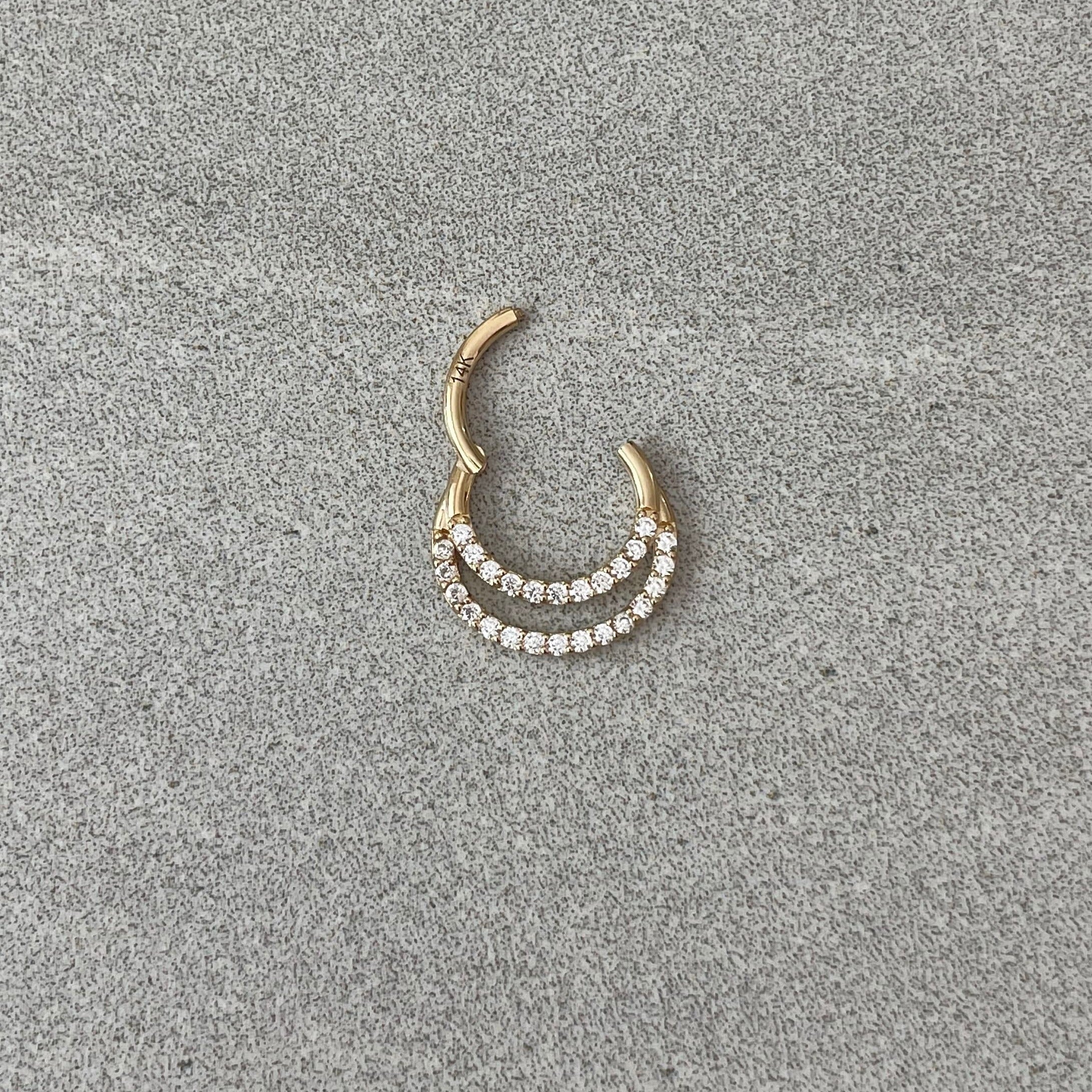 Calista Lume Daith Earring-Daith Earring-Elara Body Jewelry