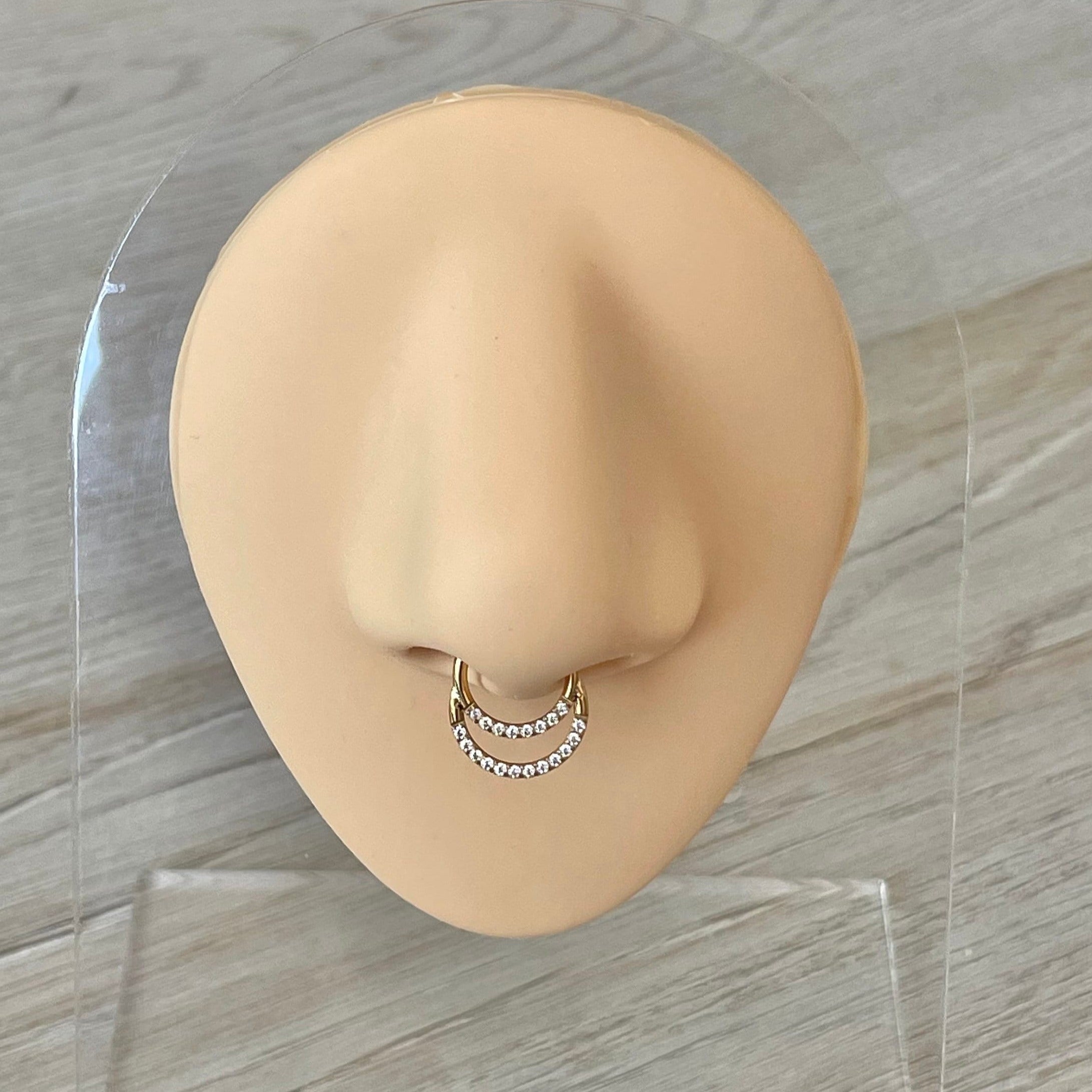 Calista Lume Septum Ring-Septum Ring-Elara Body Jewelry