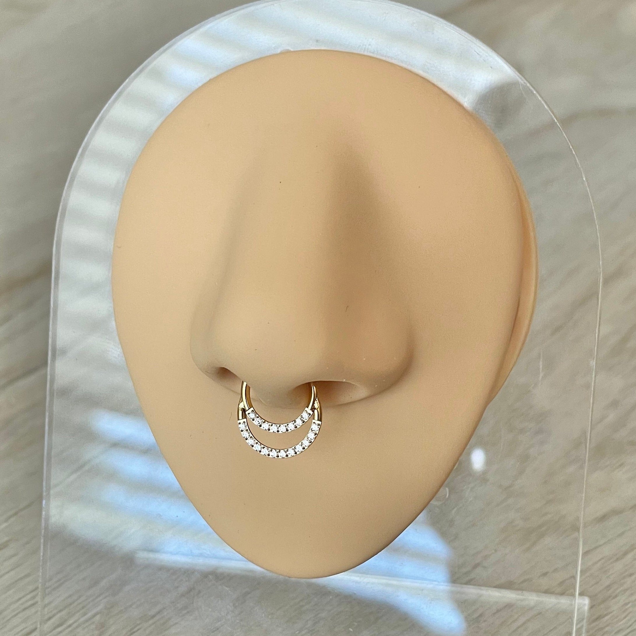 Calista Lume Septum Ring-Septum Ring-Elara Body Jewelry