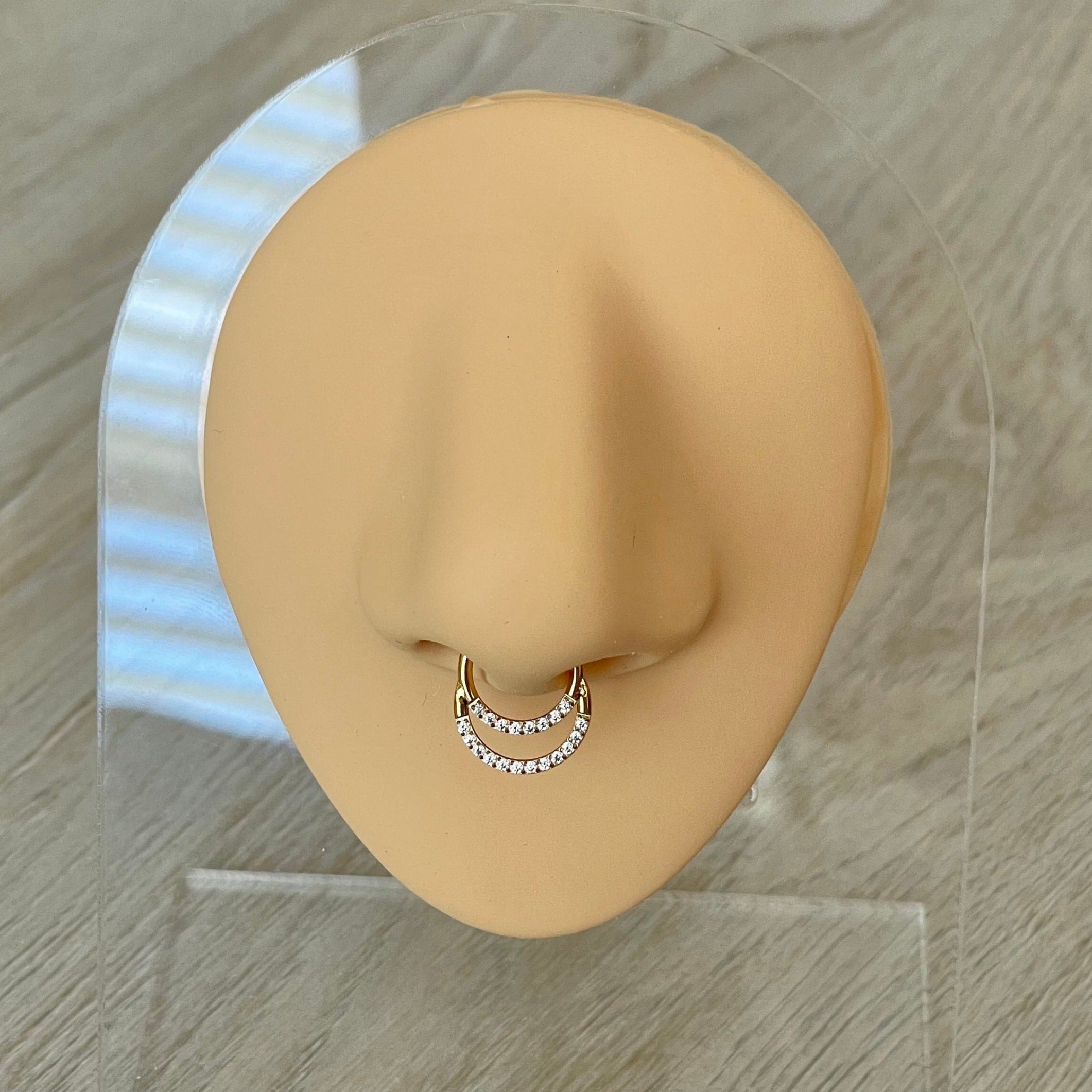 Calista Lume Septum Ring-Septum Ring-Elara Body Jewelry