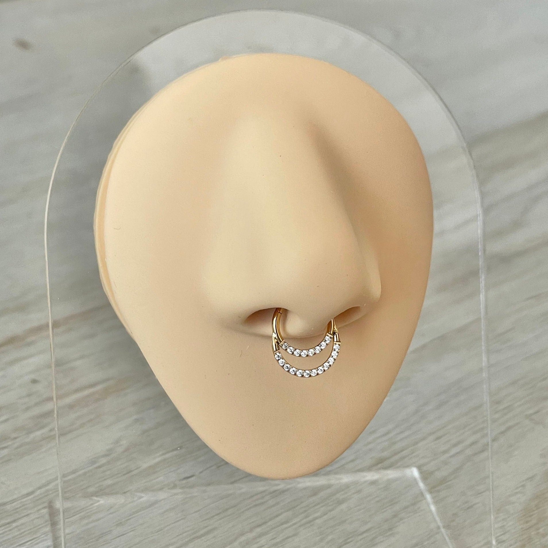 Calista Lume Septum Ring-Septum Ring-Elara Body Jewelry
