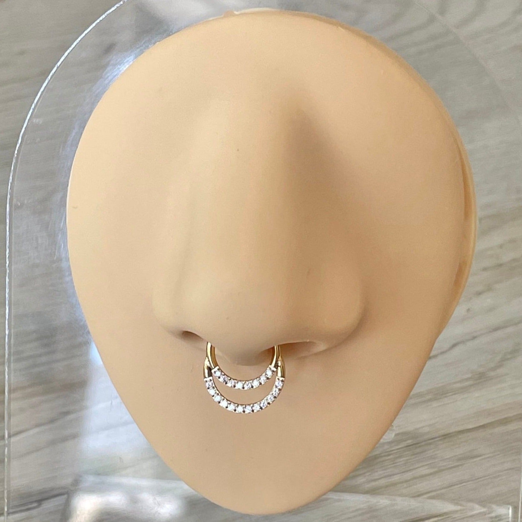 Calista Lume Septum Ring-Septum Ring-Elara Body Jewelry