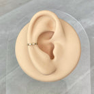 Celestial Whisper Conch Earring-Cartilage Earring-Elara Body Jewelry