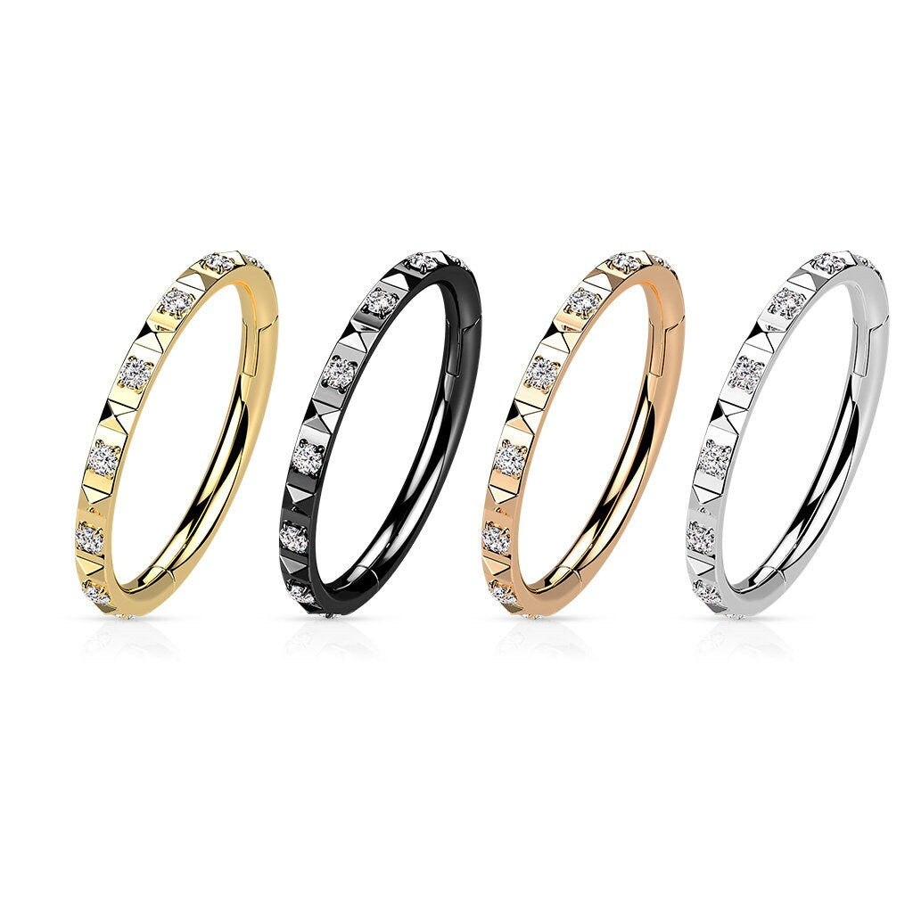 Celestial Whisper Helix Earring-Cartilage Earring-Elara Body Jewelry