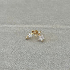 Cosmic Thread Flat Back Stud-Cartilage Earring-Elara Body Jewelry