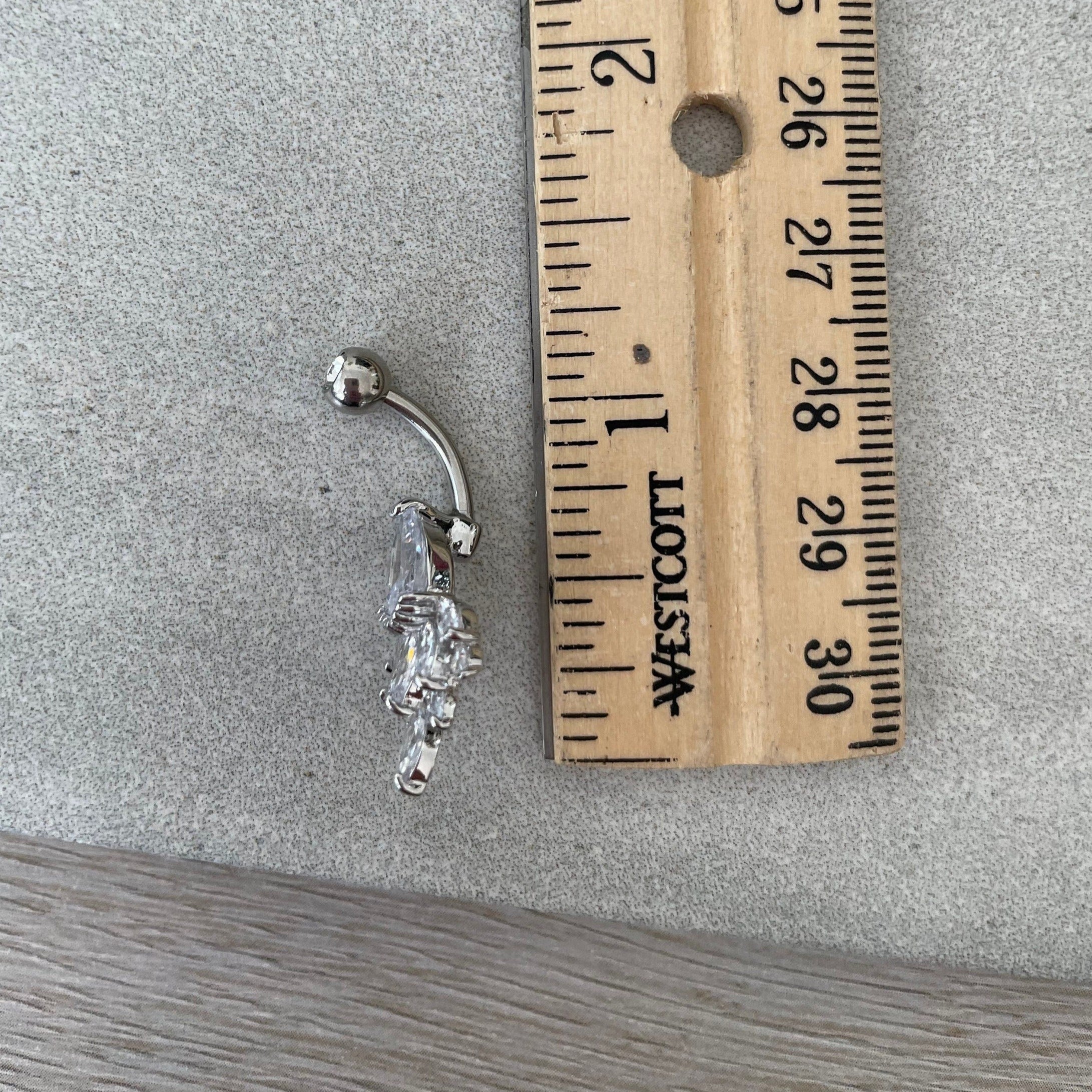 Crown of Elysia Belly Button Ring-Belly Button Rings-Elara Body Jewelry