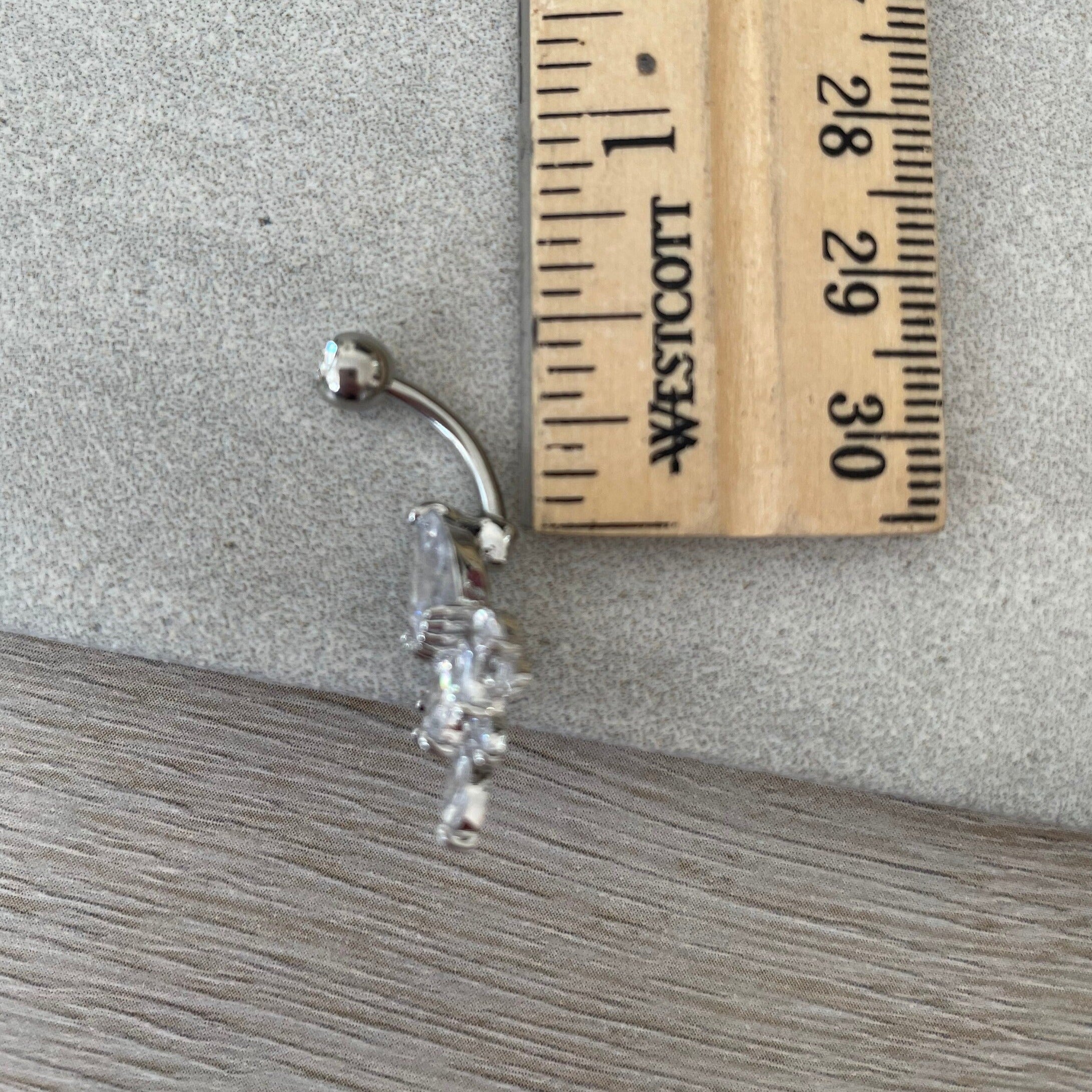 Crown of Elysia Belly Button Ring-Belly Button Rings-Elara Body Jewelry