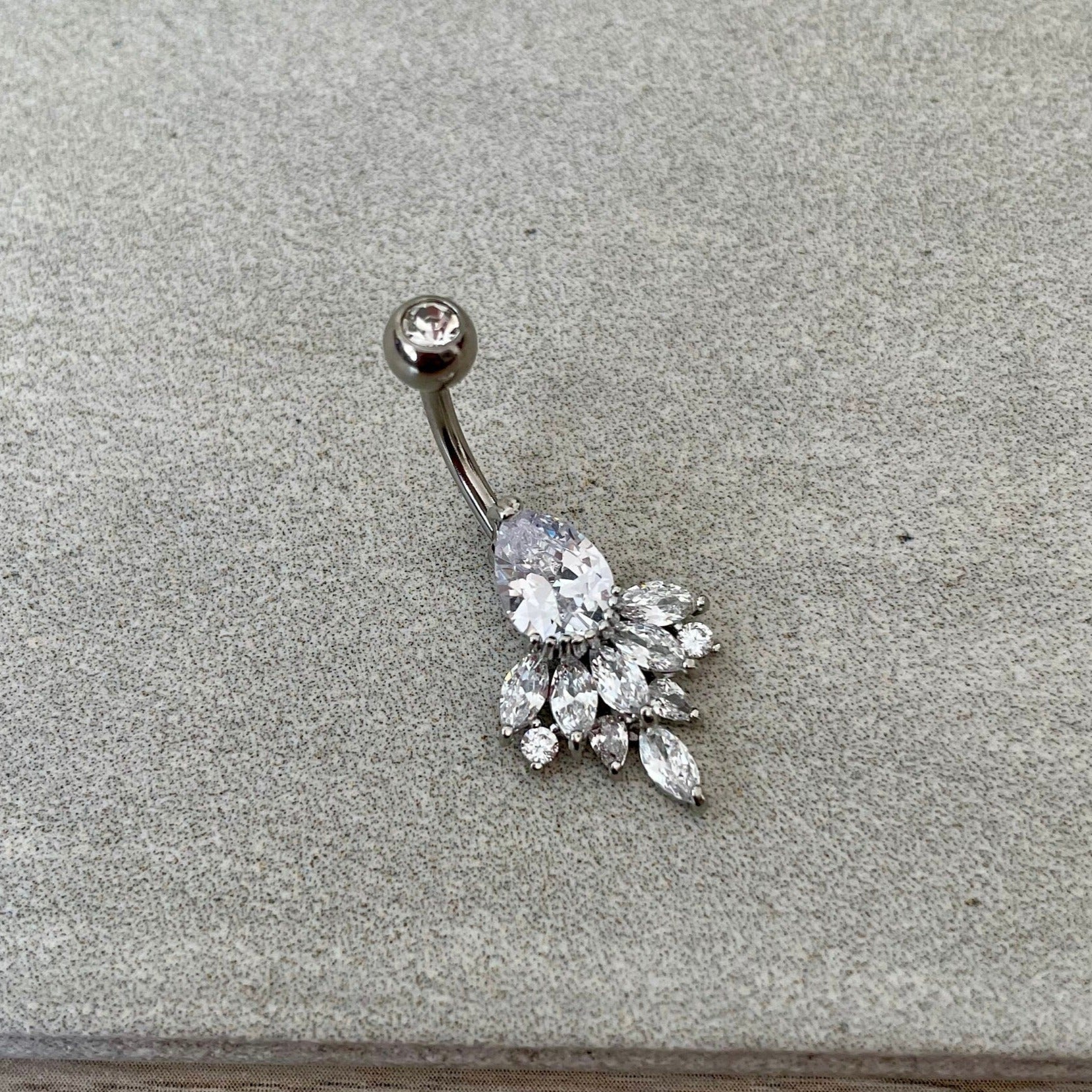 Crown of Elysia Belly Button Ring-Belly Button Rings-Elara Body Jewelry