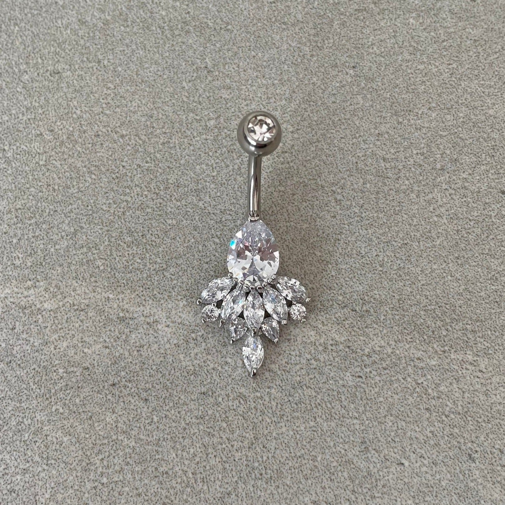 Crown of Elysia Belly Button Ring-Belly Button Rings-Elara Body Jewelry