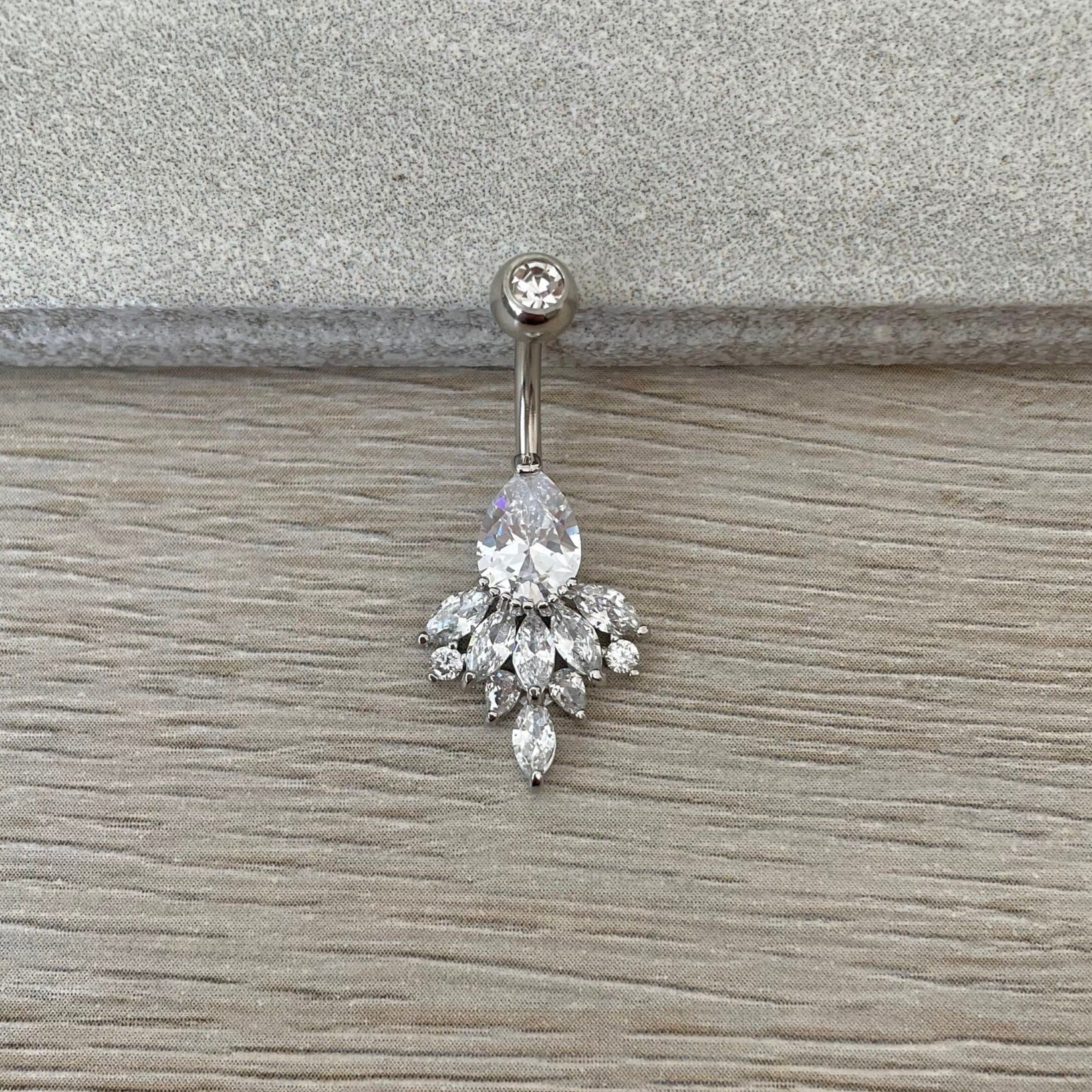 Crown of Elysia Belly Button Ring-Belly Button Rings-Elara Body Jewelry