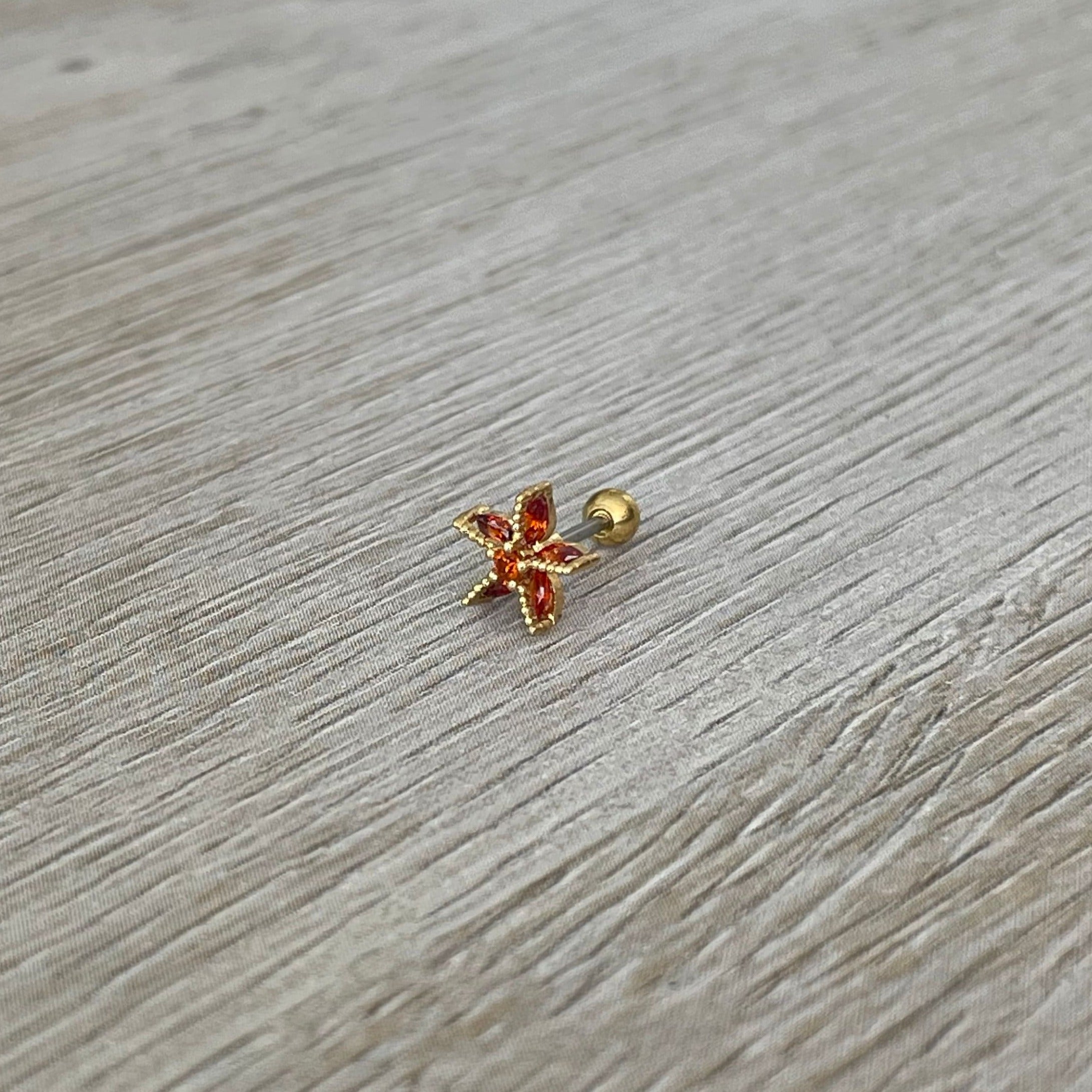 Cute Ocean Themed Stud Piercings-Cartilage Earring-Elara Body Jewelry