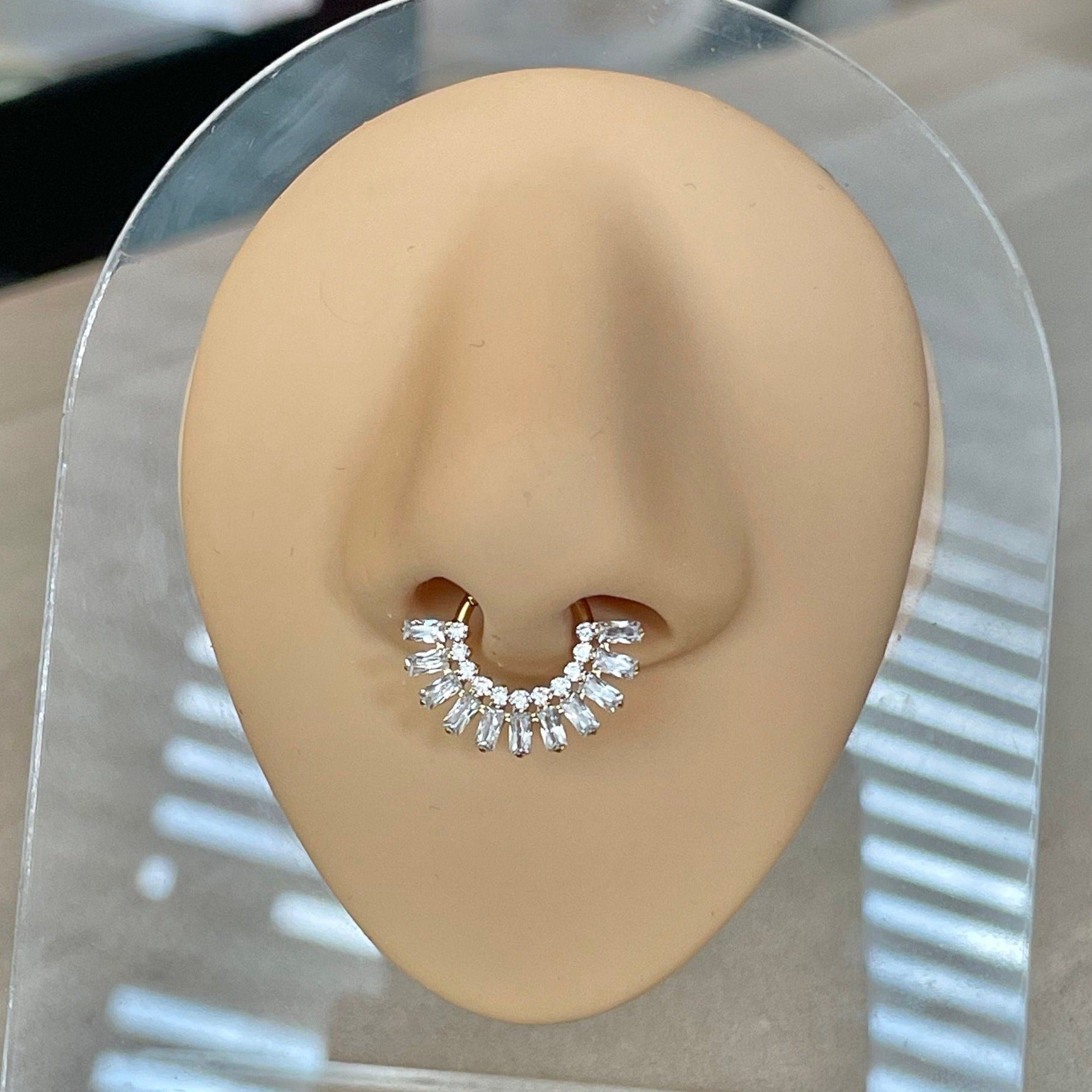 Elowen Shine Septum Ring-Septum Ring-Elara Body Jewelry