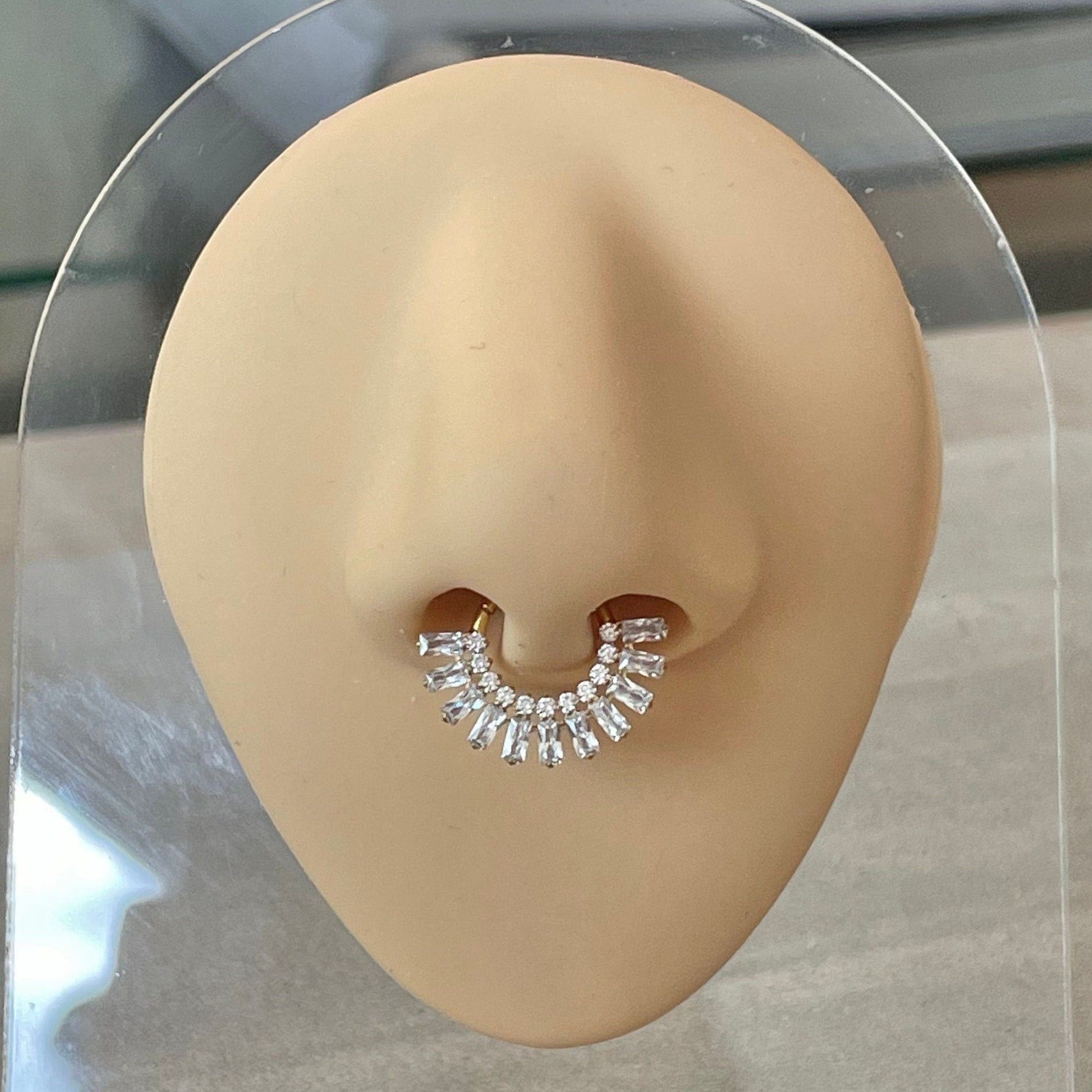 Elowen Shine Septum Ring-Septum Ring-Elara Body Jewelry