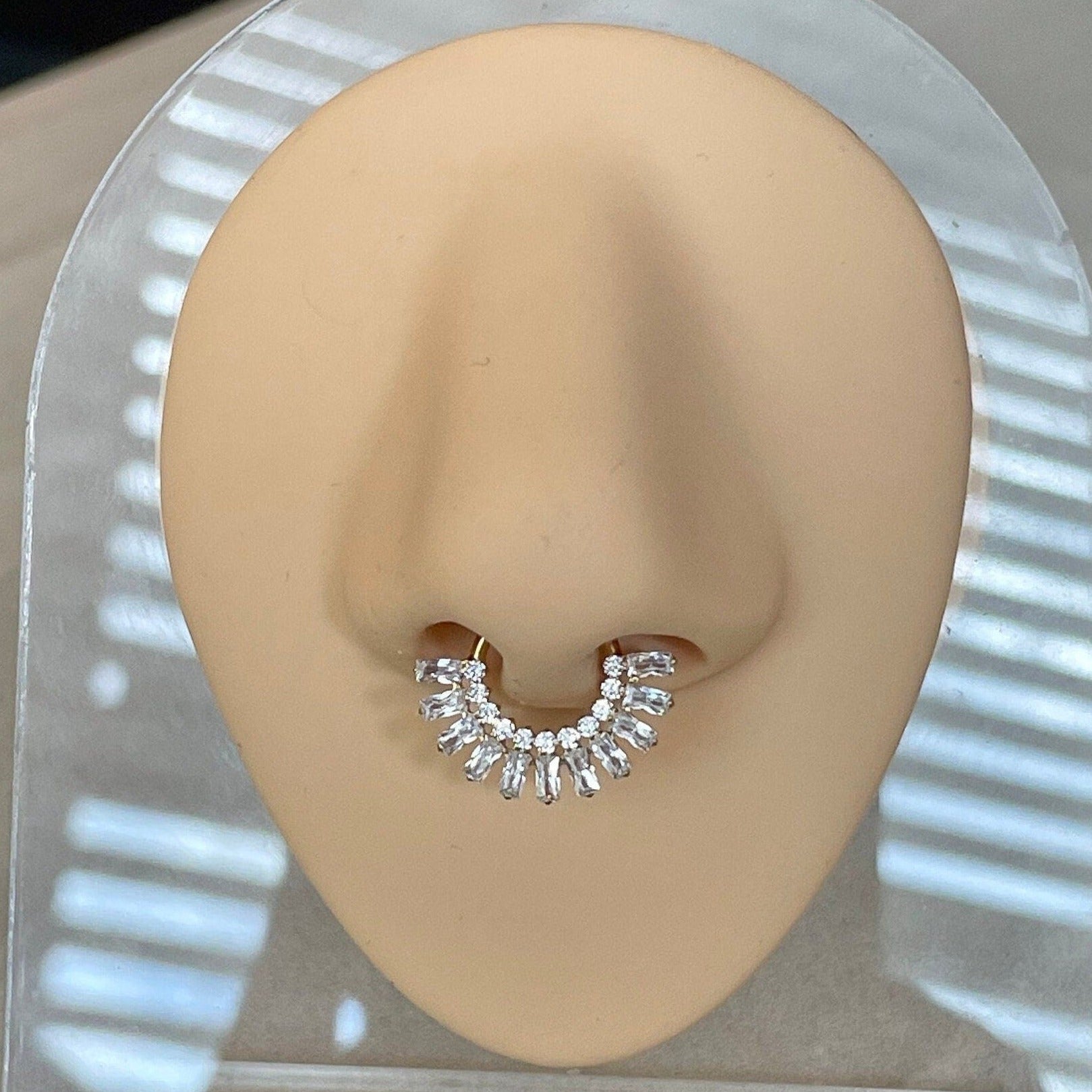 Elowen Shine Septum Ring-Septum Ring-Elara Body Jewelry