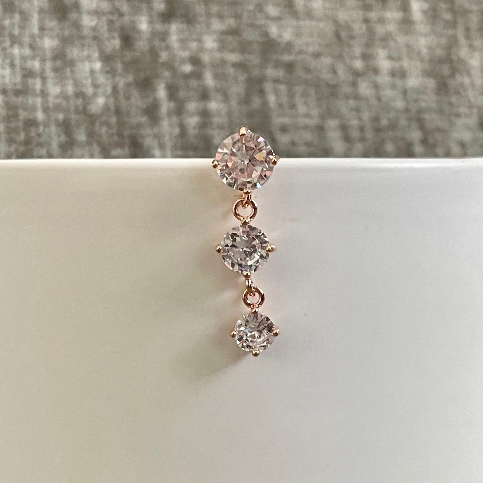 Ethereal Drop Belly Button Ring-Belly Button Rings-Elara Body Jewelry