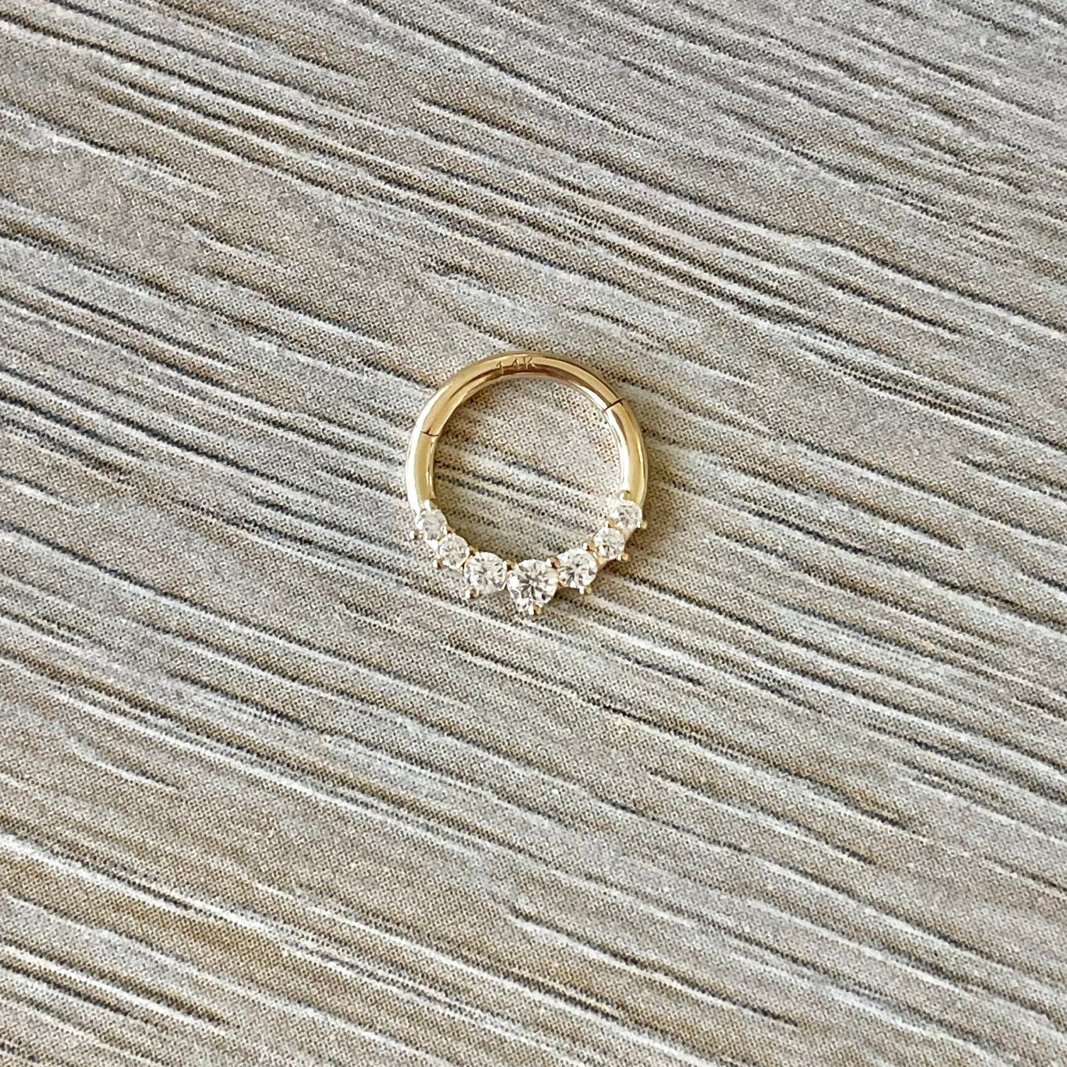 Euphora Celeste Daith Earring-Daith Earring-Elara Body Jewelry