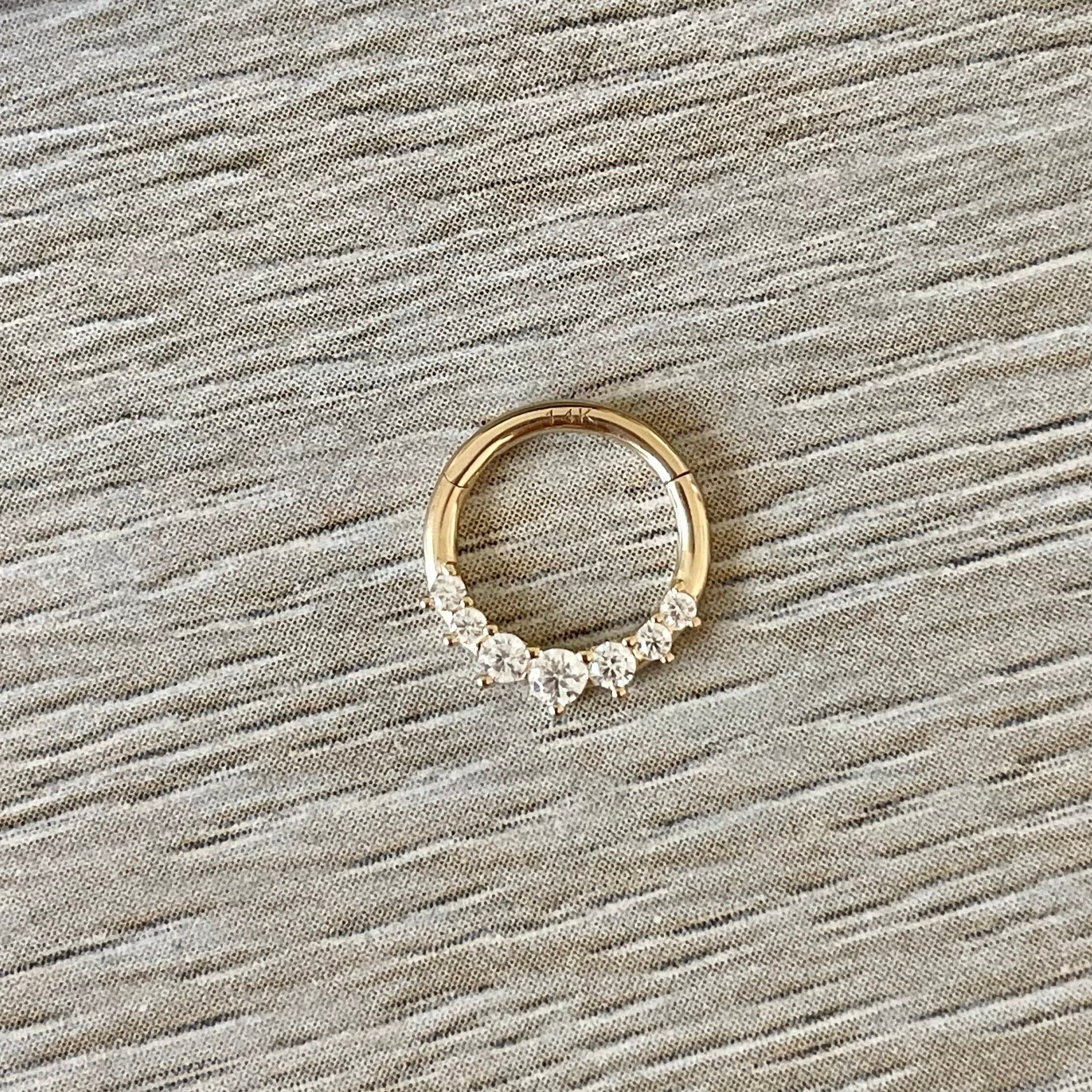 Euphora Celeste Daith Earring-Daith Earring-Elara Body Jewelry