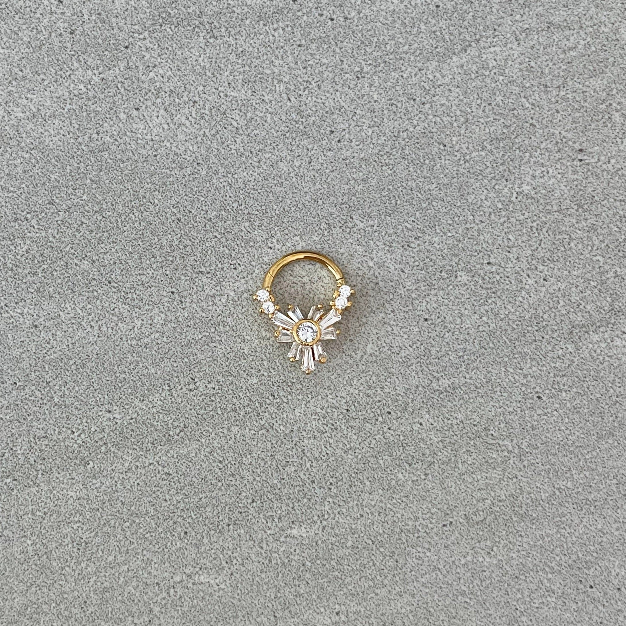 Fleure Lume Daith Earring-Daith Earring-Elara Body Jewelry