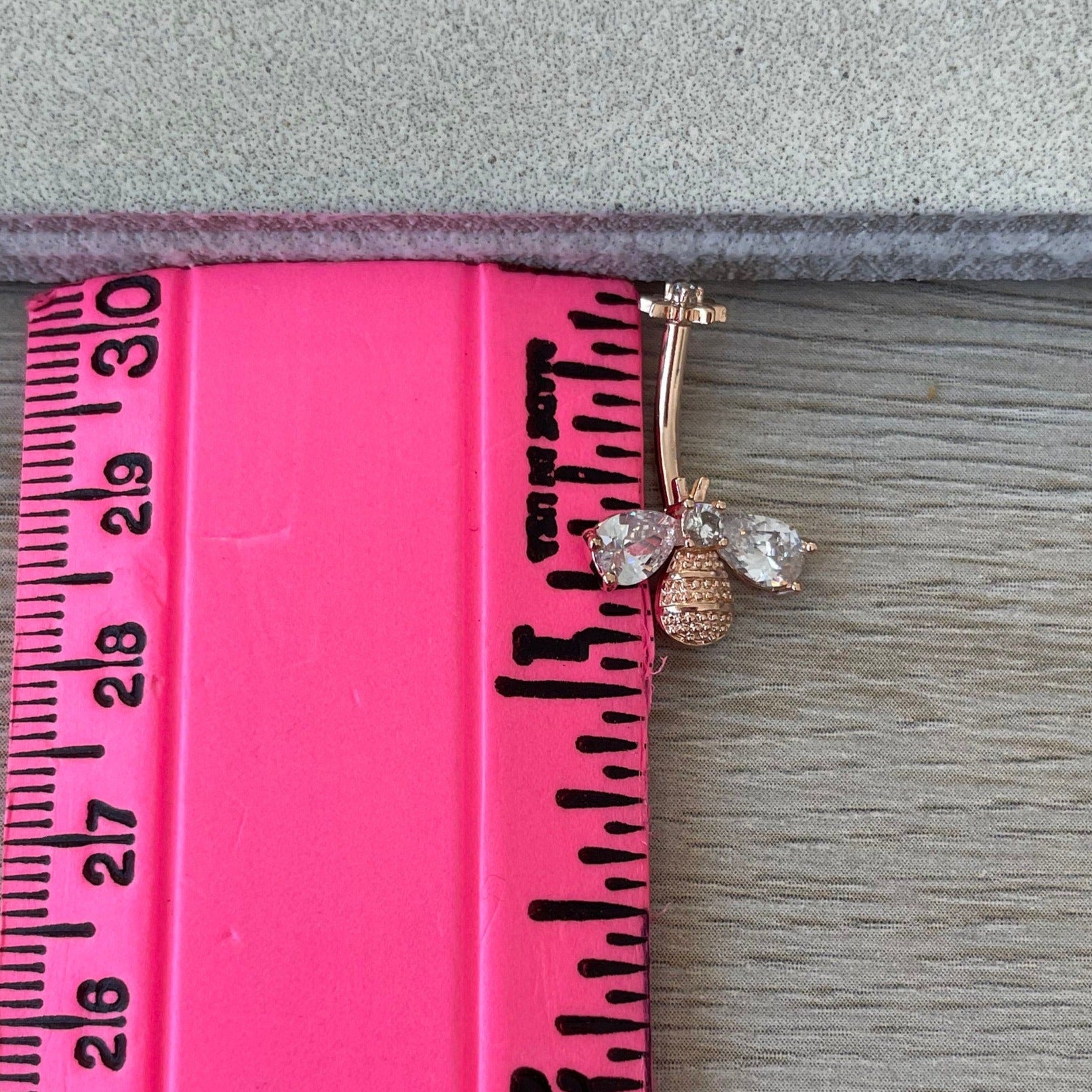 Golden Nectar Belly Button Ring-Belly Button Rings-Elara Body Jewelry