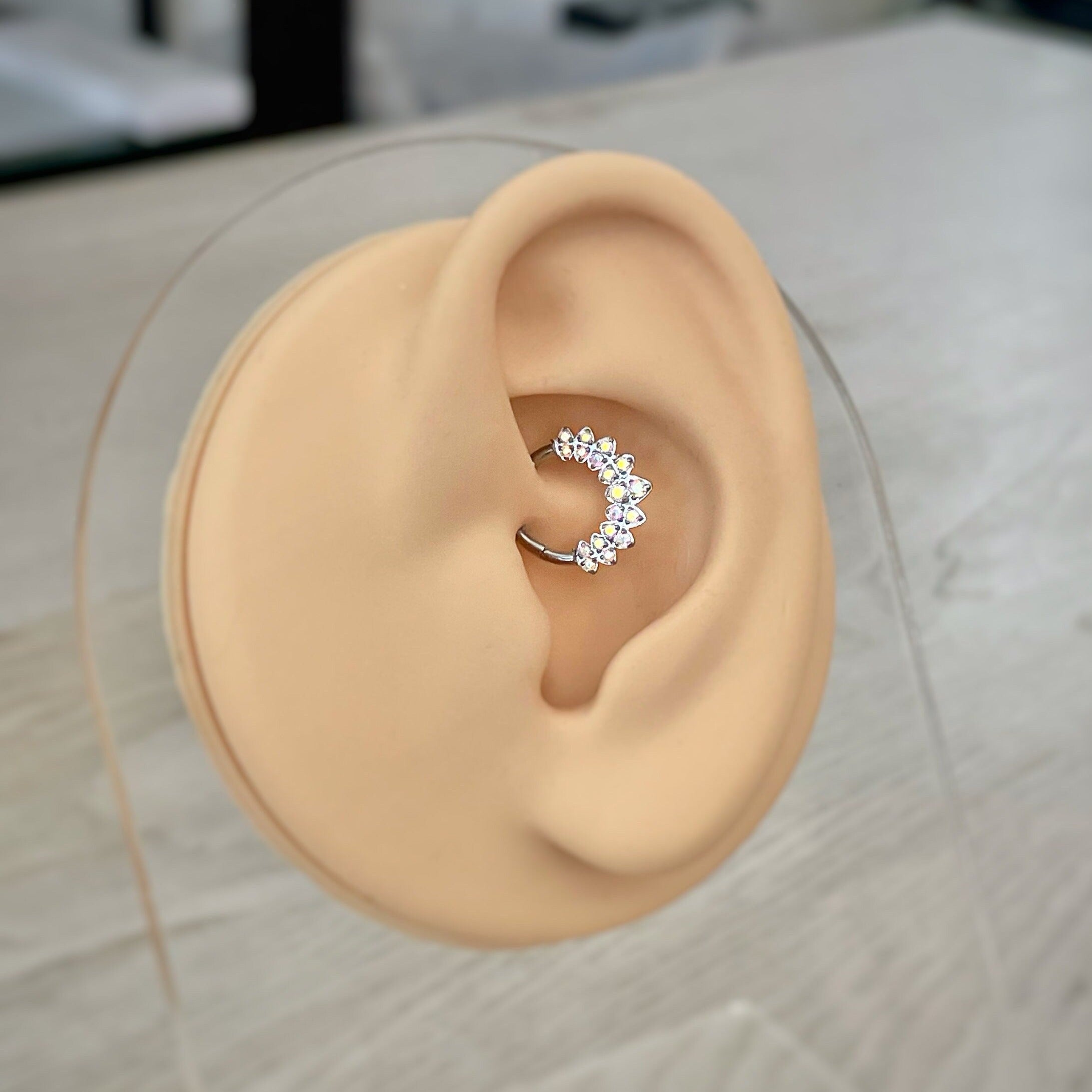 Halo de Celeste Daith Earring-Daith Earring-Elara Body Jewelry