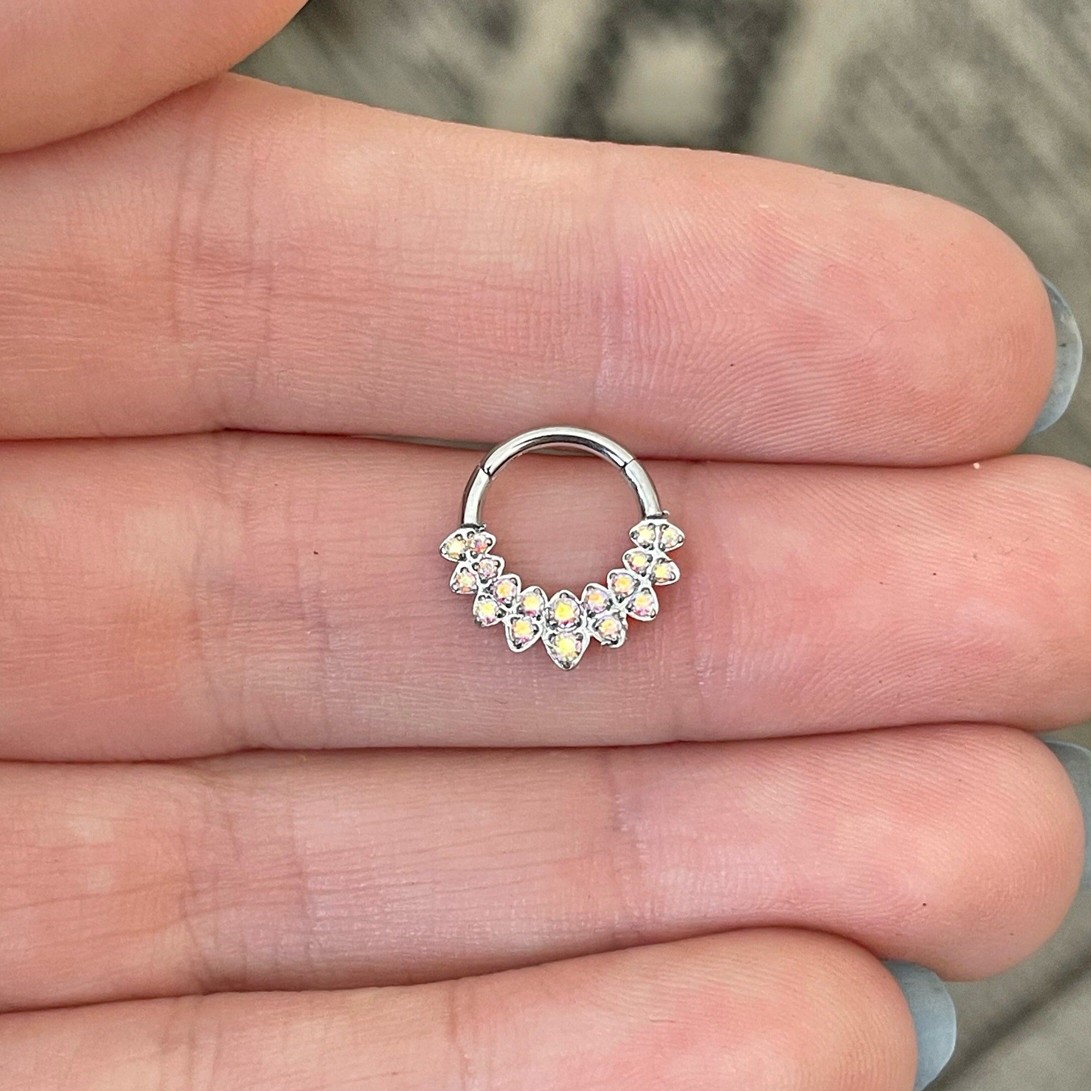 Halo de Celeste Daith Earring-Daith Earring-Elara Body Jewelry