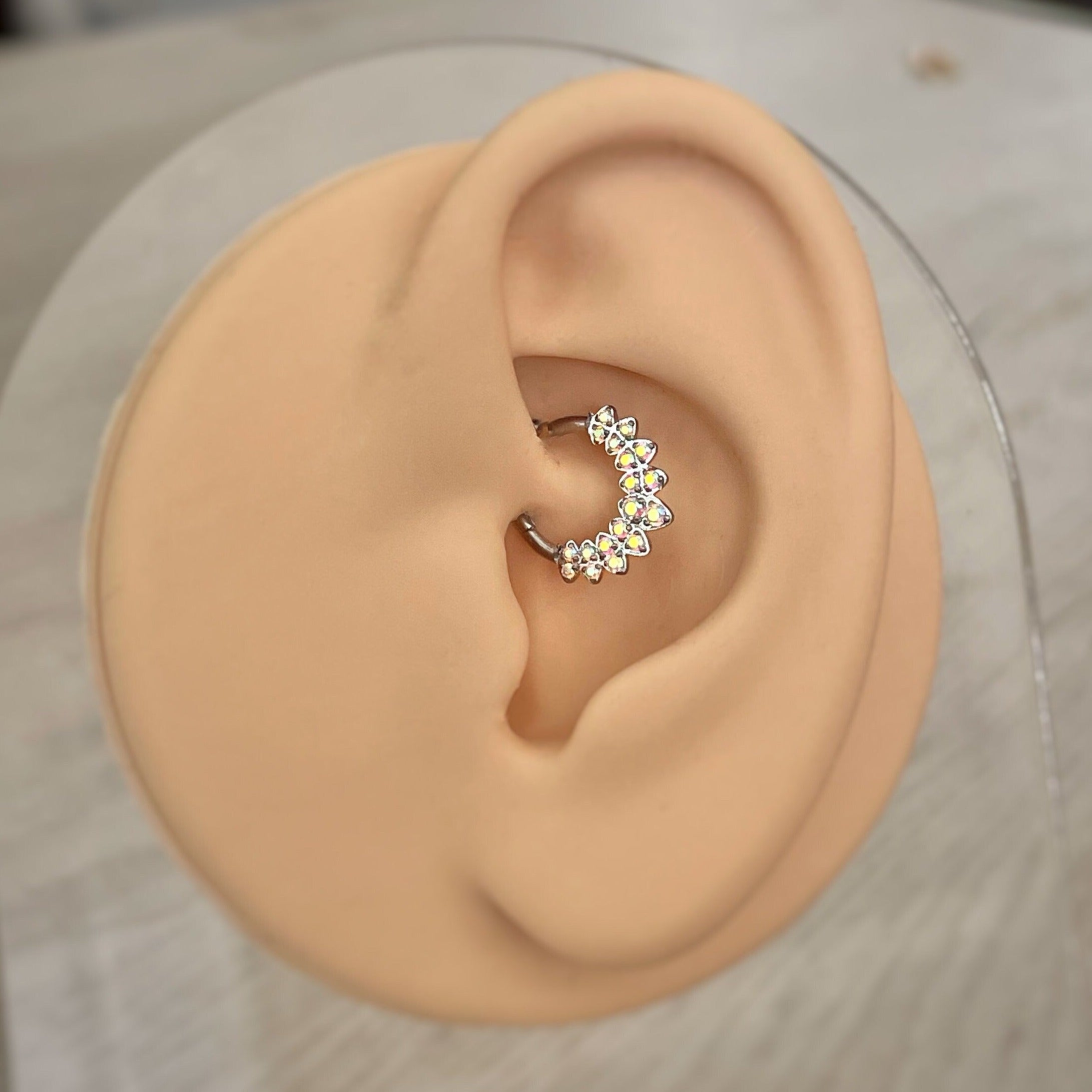 Halo de Celeste Daith Earring-Daith Earring-Elara Body Jewelry