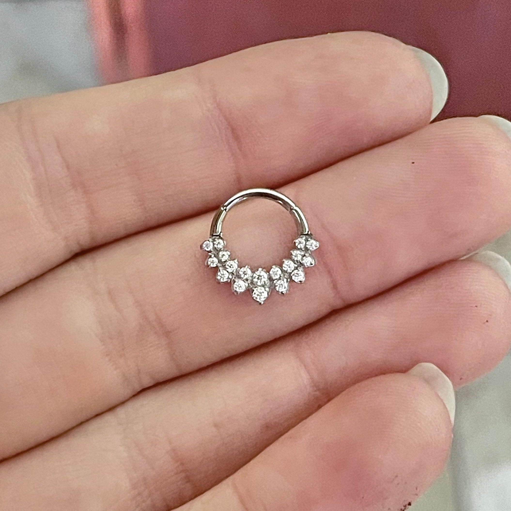 Halo de Celeste Daith Earring-Daith Earring-Elara Body Jewelry