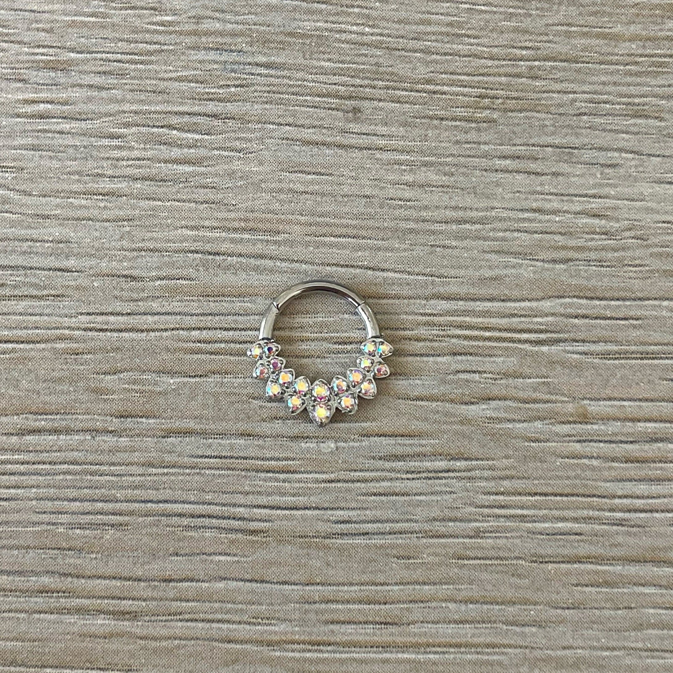 Halo de Celeste Septum Ring-Septum Ring-Elara Body Jewelry
