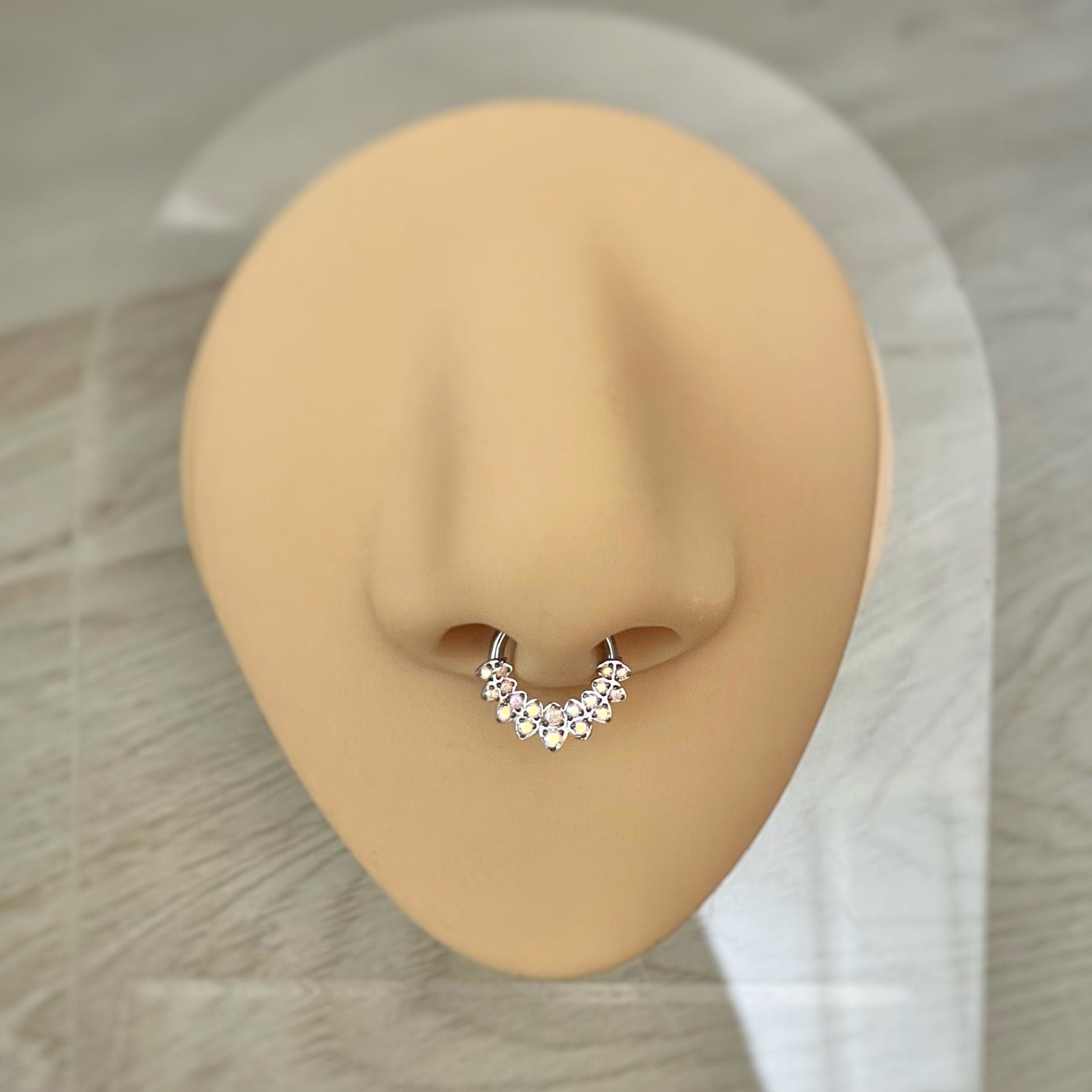 Halo de Celeste Septum Ring-Septum Ring-Elara Body Jewelry