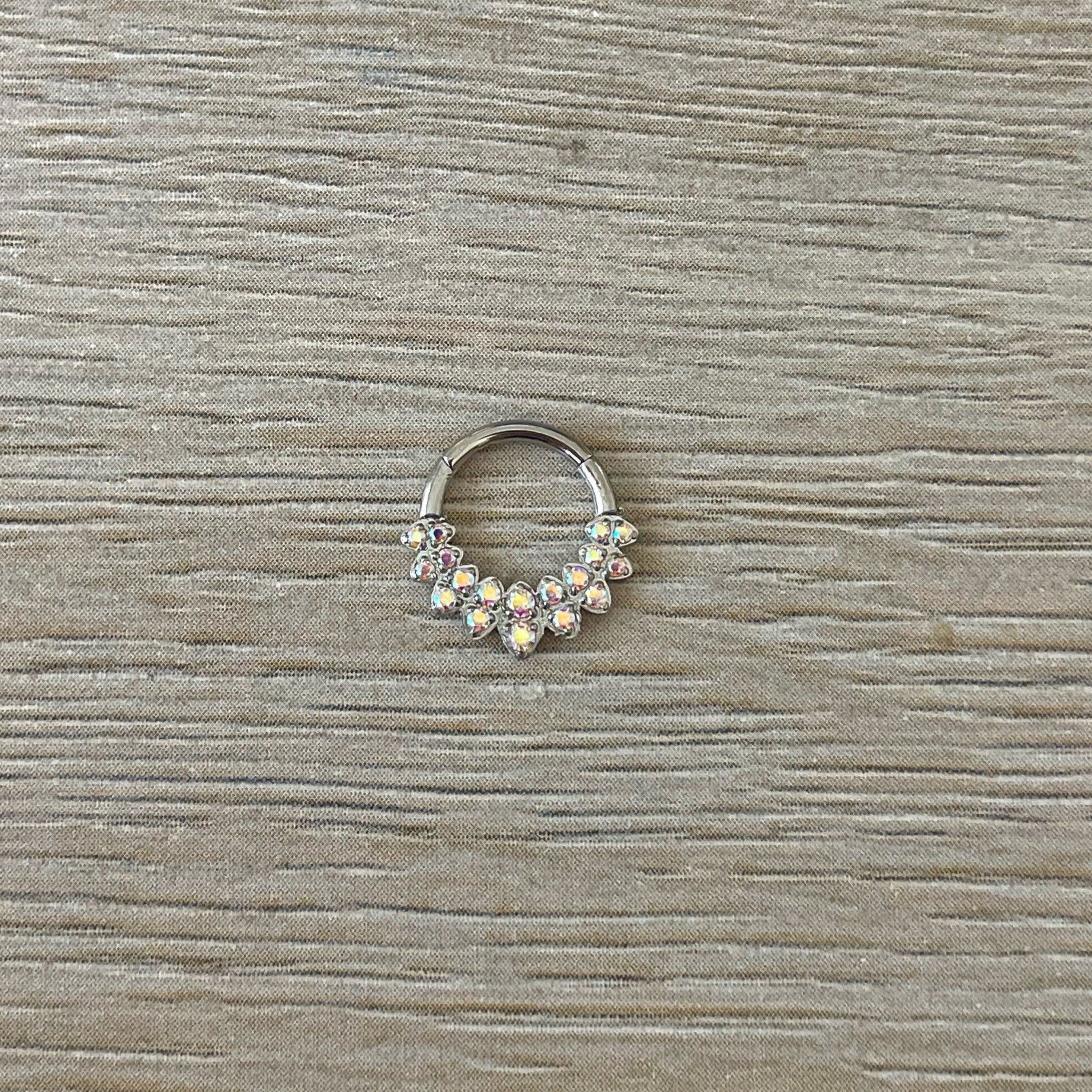Halo de Celeste Septum Ring-Septum Ring-Elara Body Jewelry
