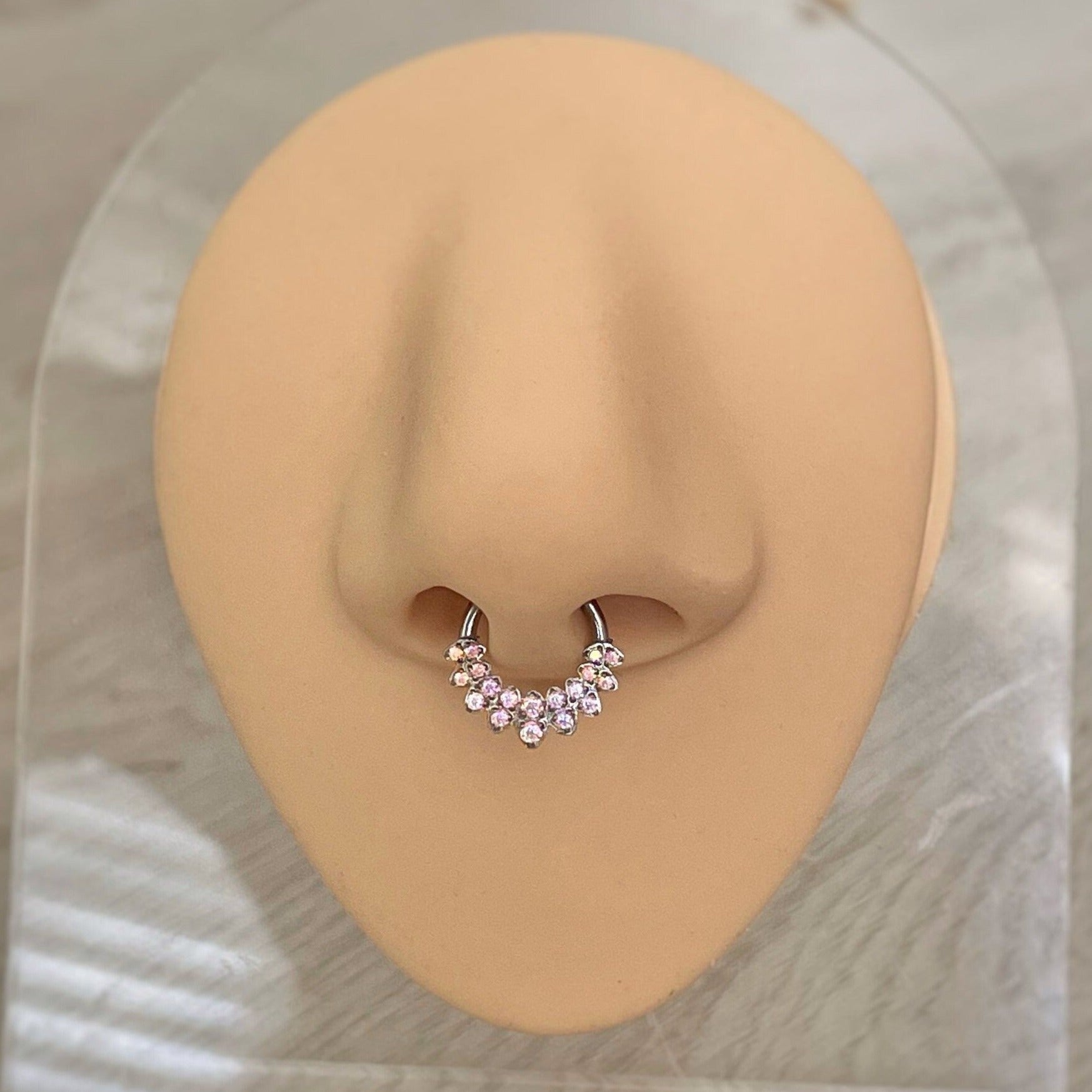 Halo de Celeste Septum Ring-Septum Ring-Elara Body Jewelry