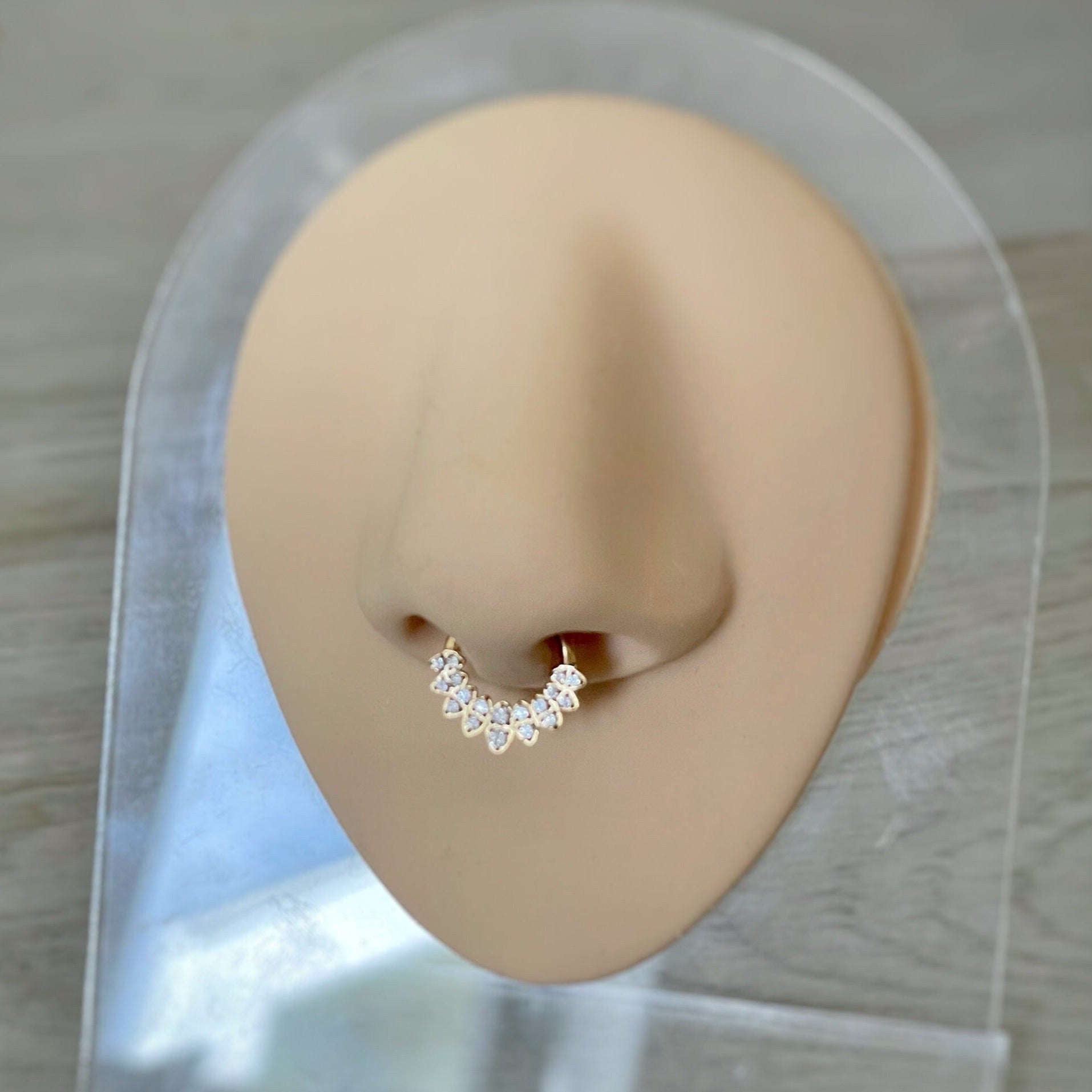 Halo de Celeste Septum Ring-Septum Ring-Elara Body Jewelry