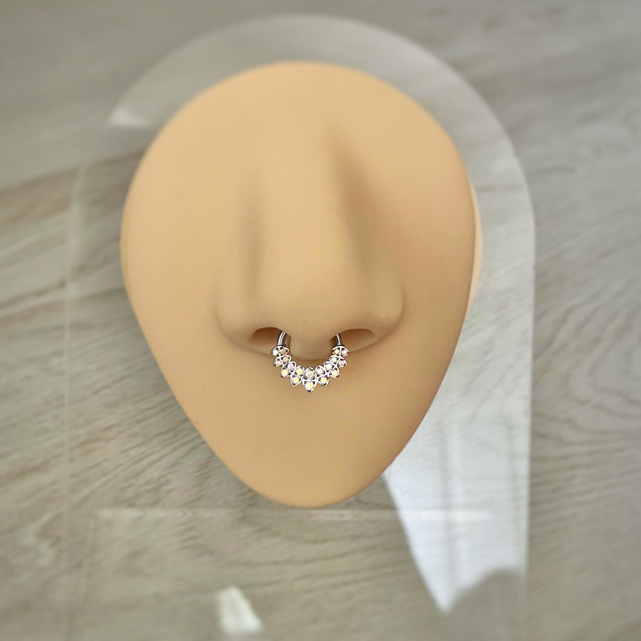 Halo de Celeste Septum Ring-Septum Ring-Elara Body Jewelry