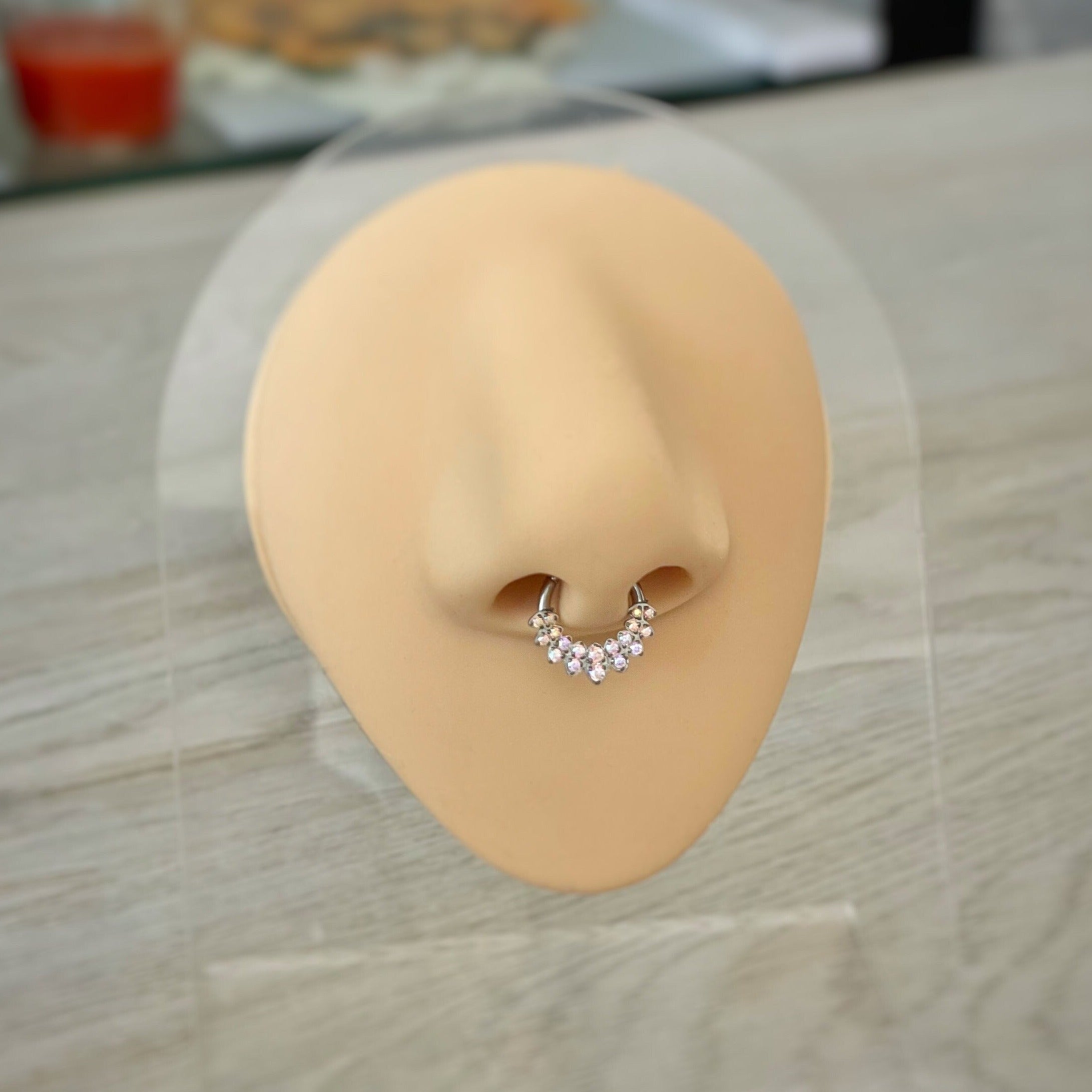 Halo de Celeste Septum Ring-Septum Ring-Elara Body Jewelry