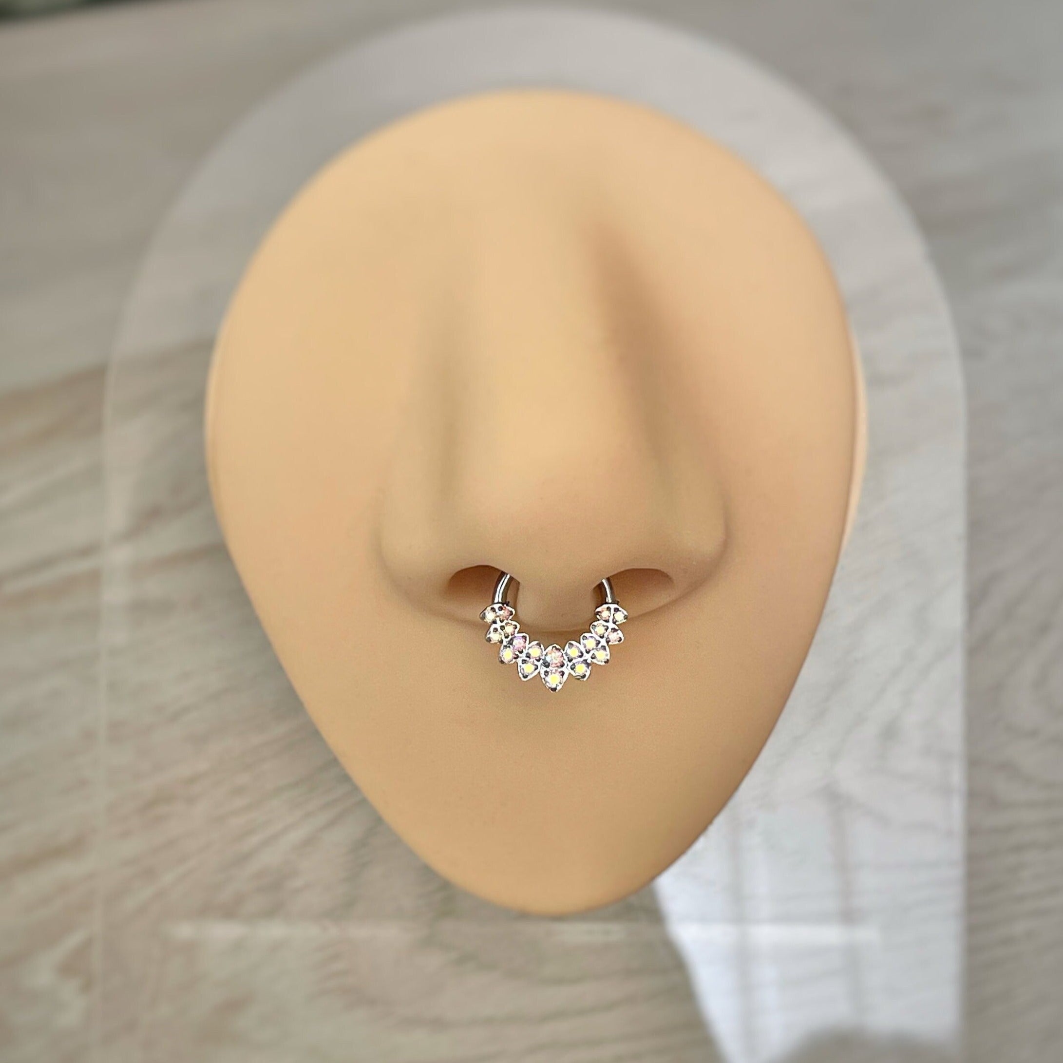 Halo de Celeste Septum Ring-Septum Ring-Elara Body Jewelry
