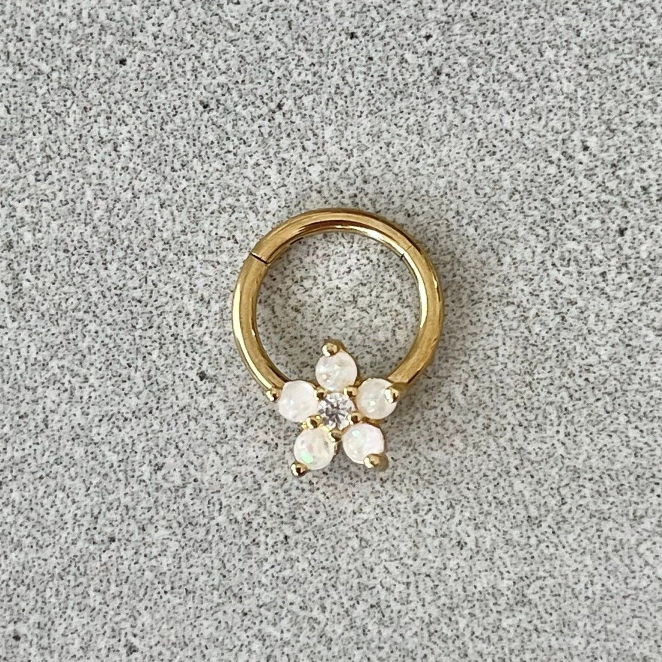 Iselda Bloom Daith Earring-Daith Earring-Elara Body Jewelry