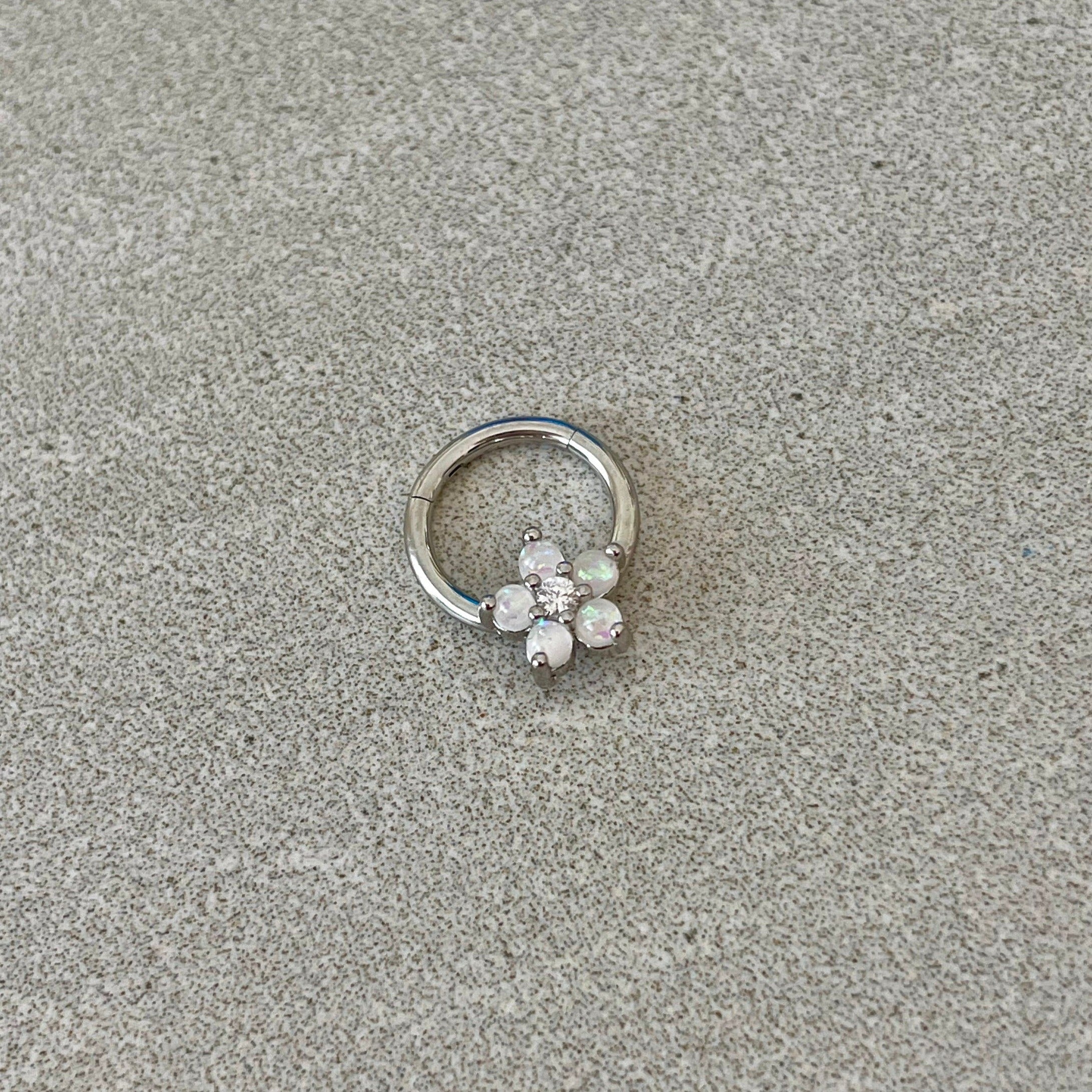 Iselda Bloom Daith Earring-Daith Earring-Elara Body Jewelry